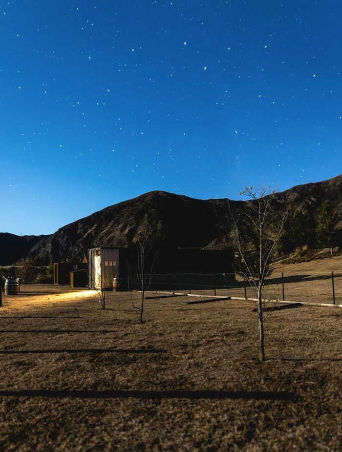 A starry view at Brian Boyles's Antimony Observatory in the Kawarau Gibbston Dark Sky Park in Queenstown.