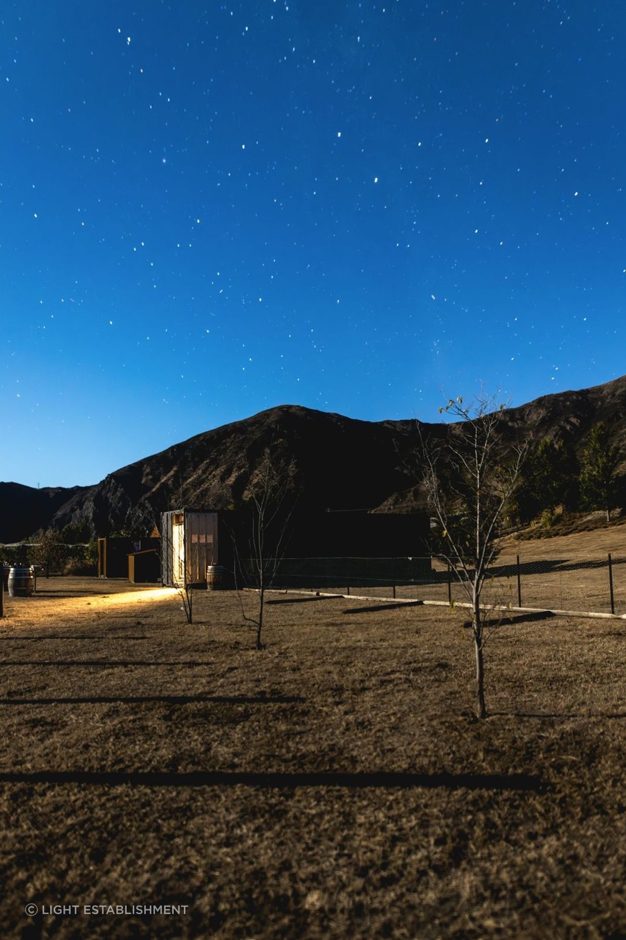 A starry view at Brian Boyles's Antimony Observatory in the Kawarau Gibbston Dark Sky Park in Queenstown.