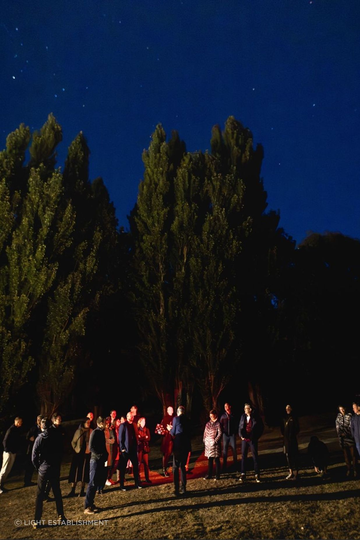 A gathering of minds at Antimony Observatory — an event organised by Light Establishment.