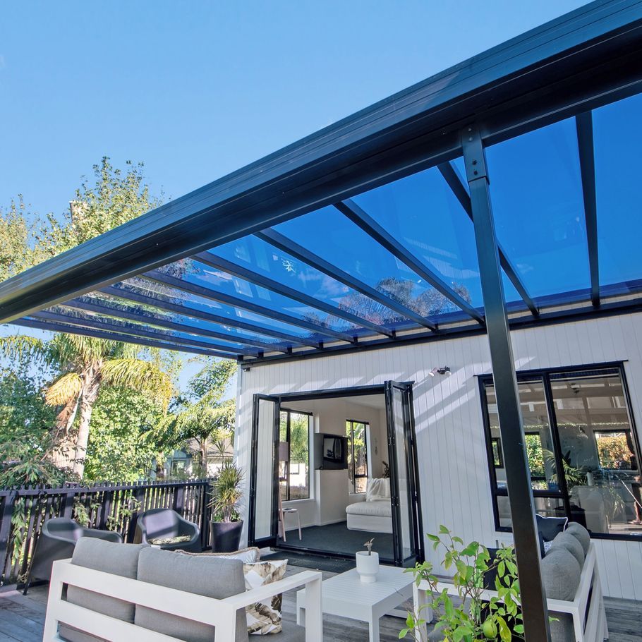 The New Zealand made canopies designed for year-round outdoor living