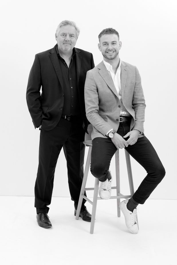 Andre and Ben Hutter, the new BDM at Bates Surfaces.