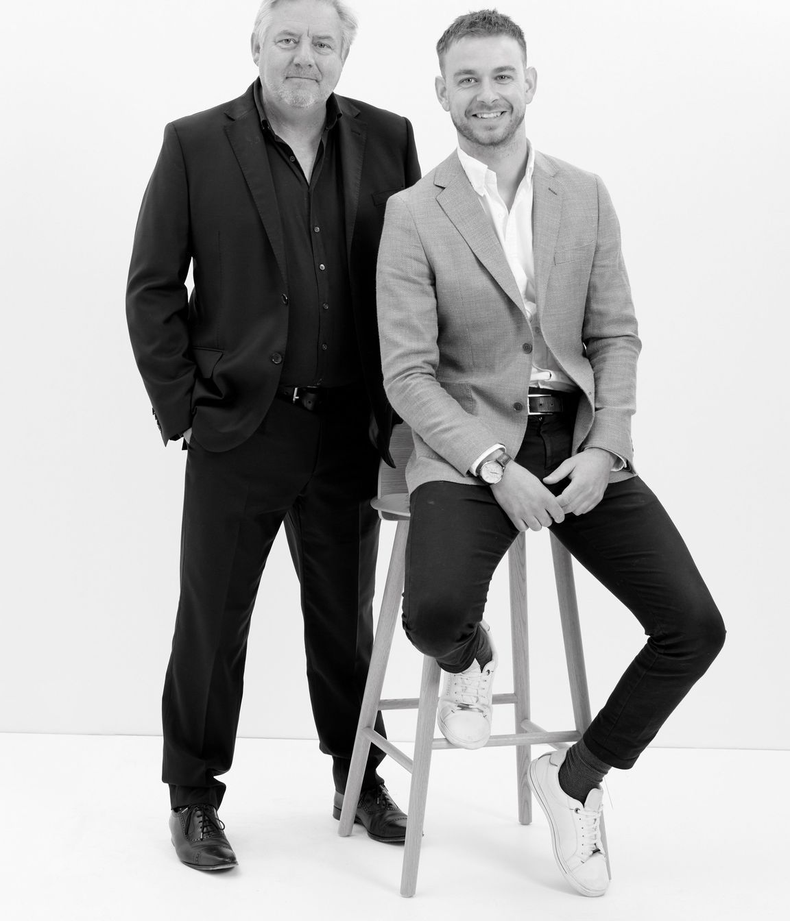 Andre and Ben Hutter, the new BDM at Bates Surfaces.