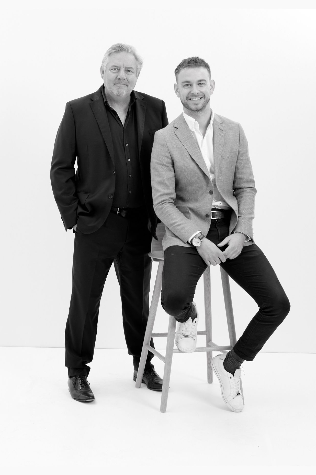 Andre and Ben Hutter, the new BDM at Bates Surfaces.