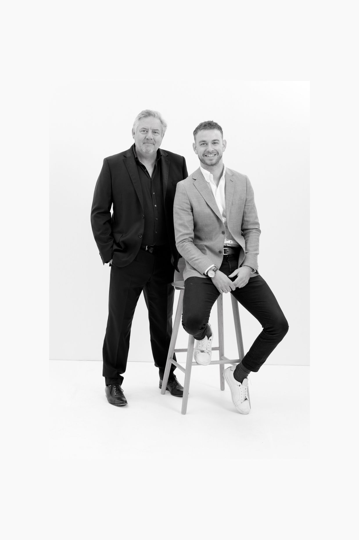 Andre and Ben Hutter, the new BDM at Bates Surfaces.