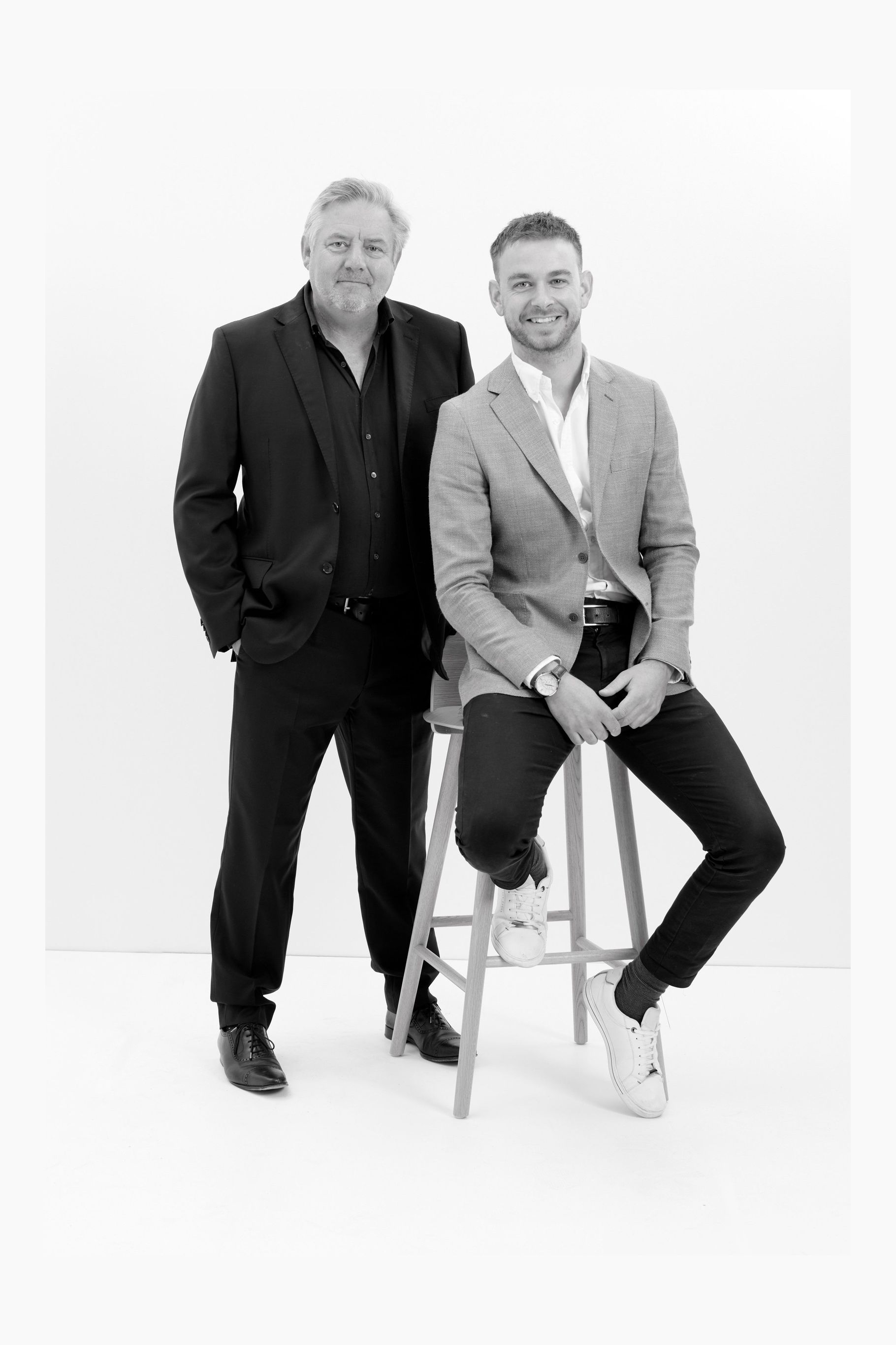 Andre and Ben Hutter, the new BDM at Bates Surfaces.