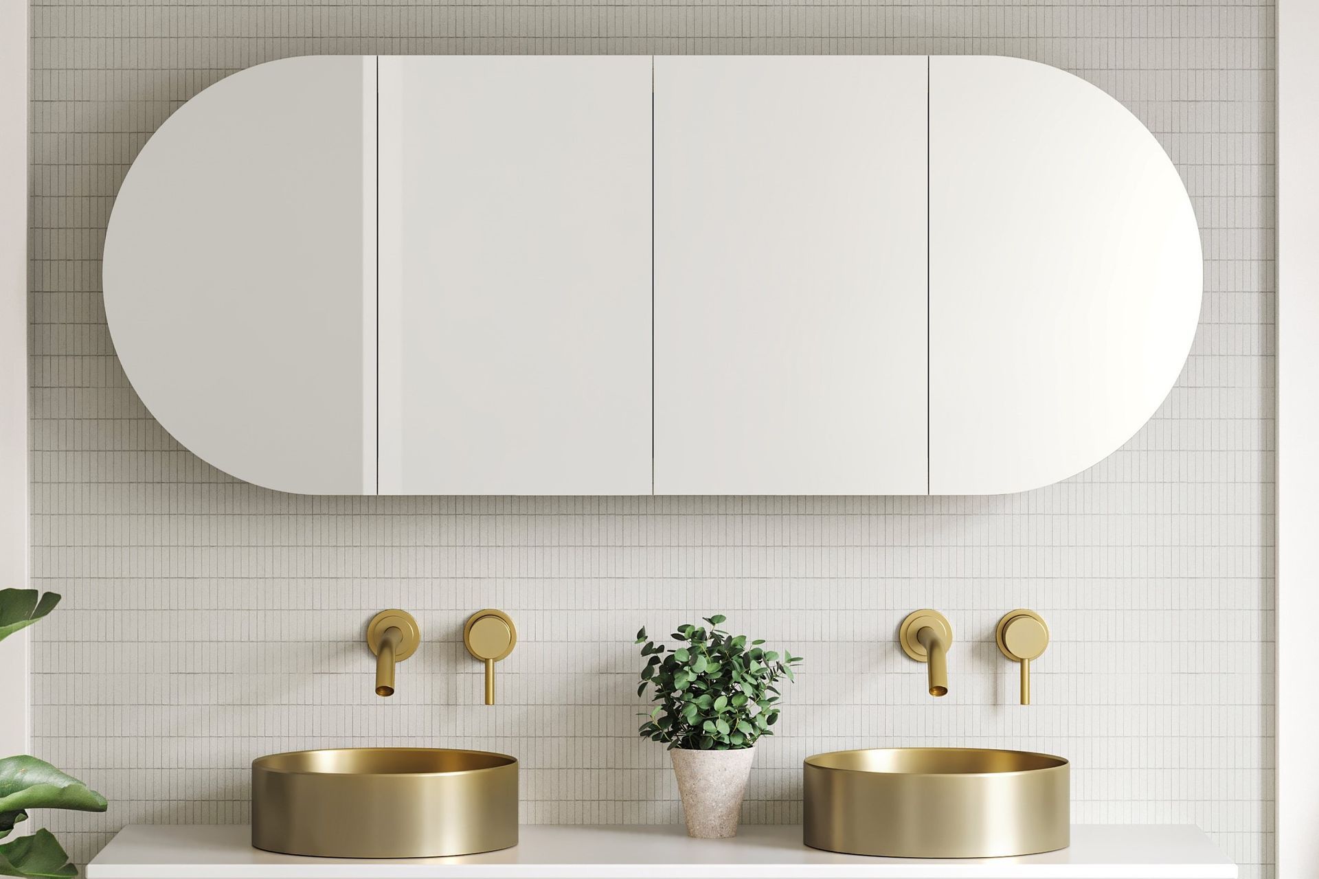 With graceful curves and a modern design, the Ballad Shaving Cabinet is an elegant and practical storage solution.