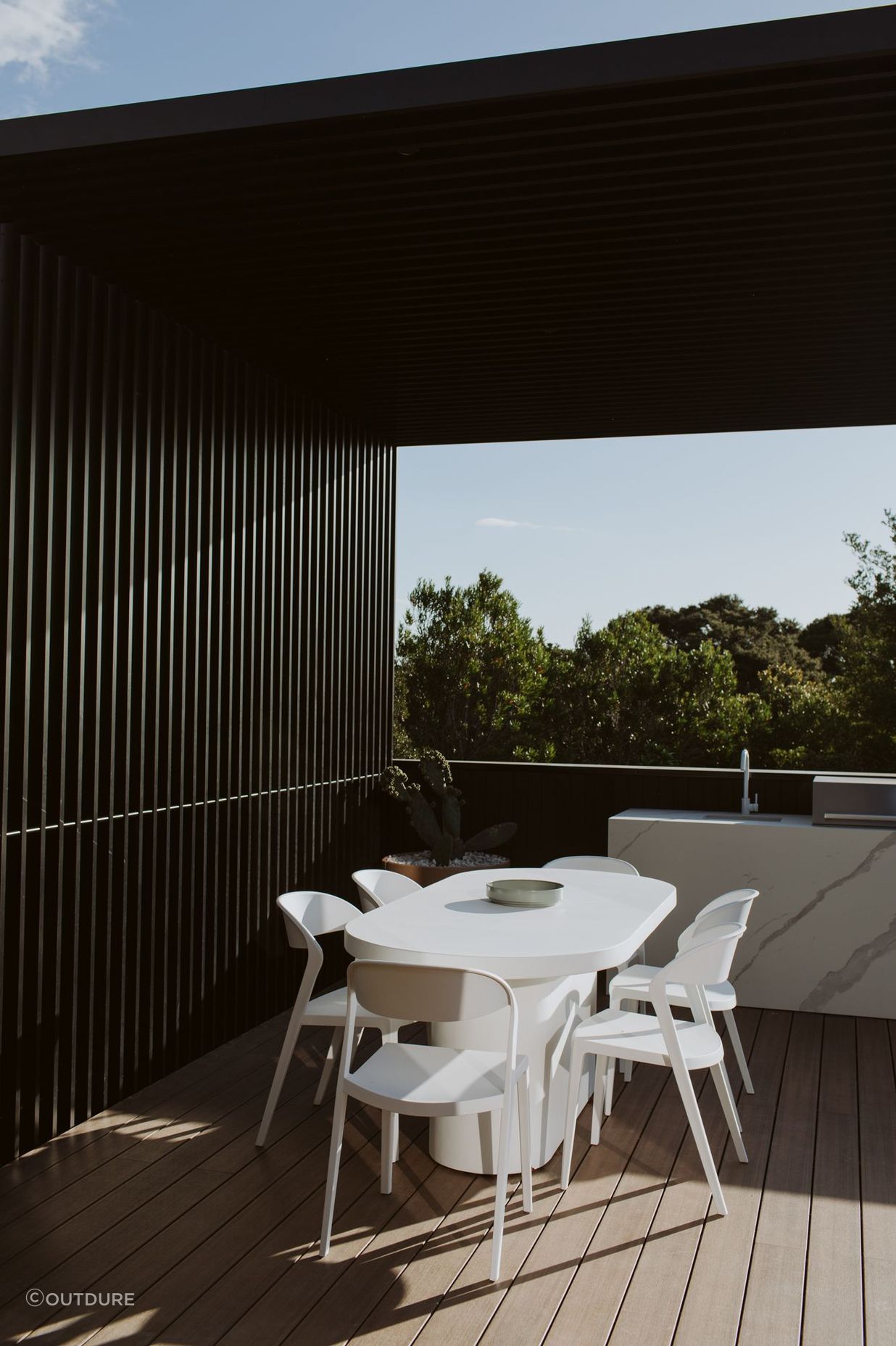 The benefits of composite decking with a beautiful matte oil finish.