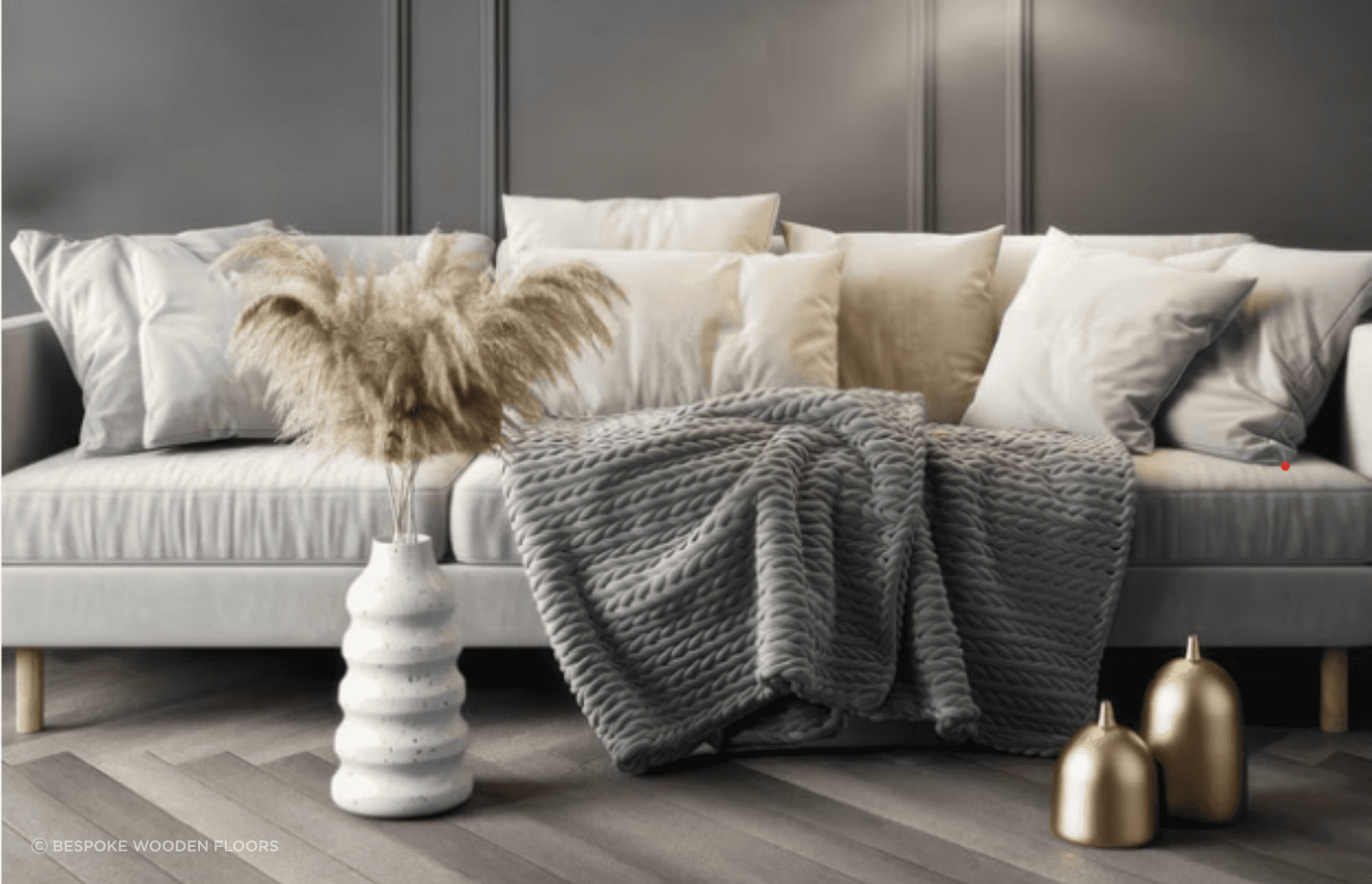 Engineered timber floors in a herringbone pattern lay are a leading trend.