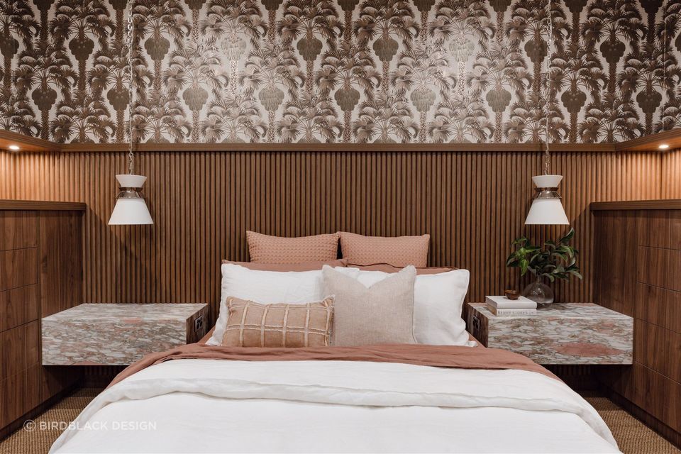 Wood surrounding is used to create a more natural feel in Parkland Residence By Birdblack Design | Photography: Better Together Photography Co