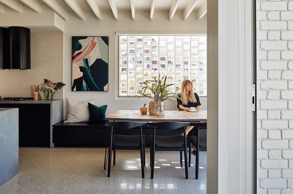Natural light reflects gloriously off the brick facade creating aesthetic highlights and layers of shadows - Photography: Peter Bennetts