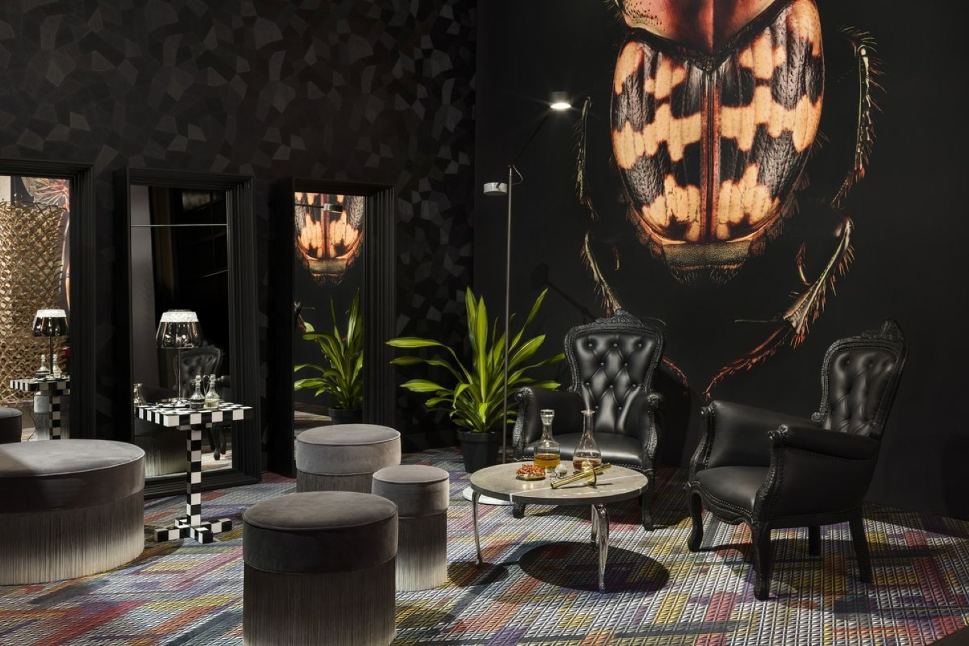 The Chess Table by Mooi acts as a fun, accent piece that will instantly elevate a space with style.