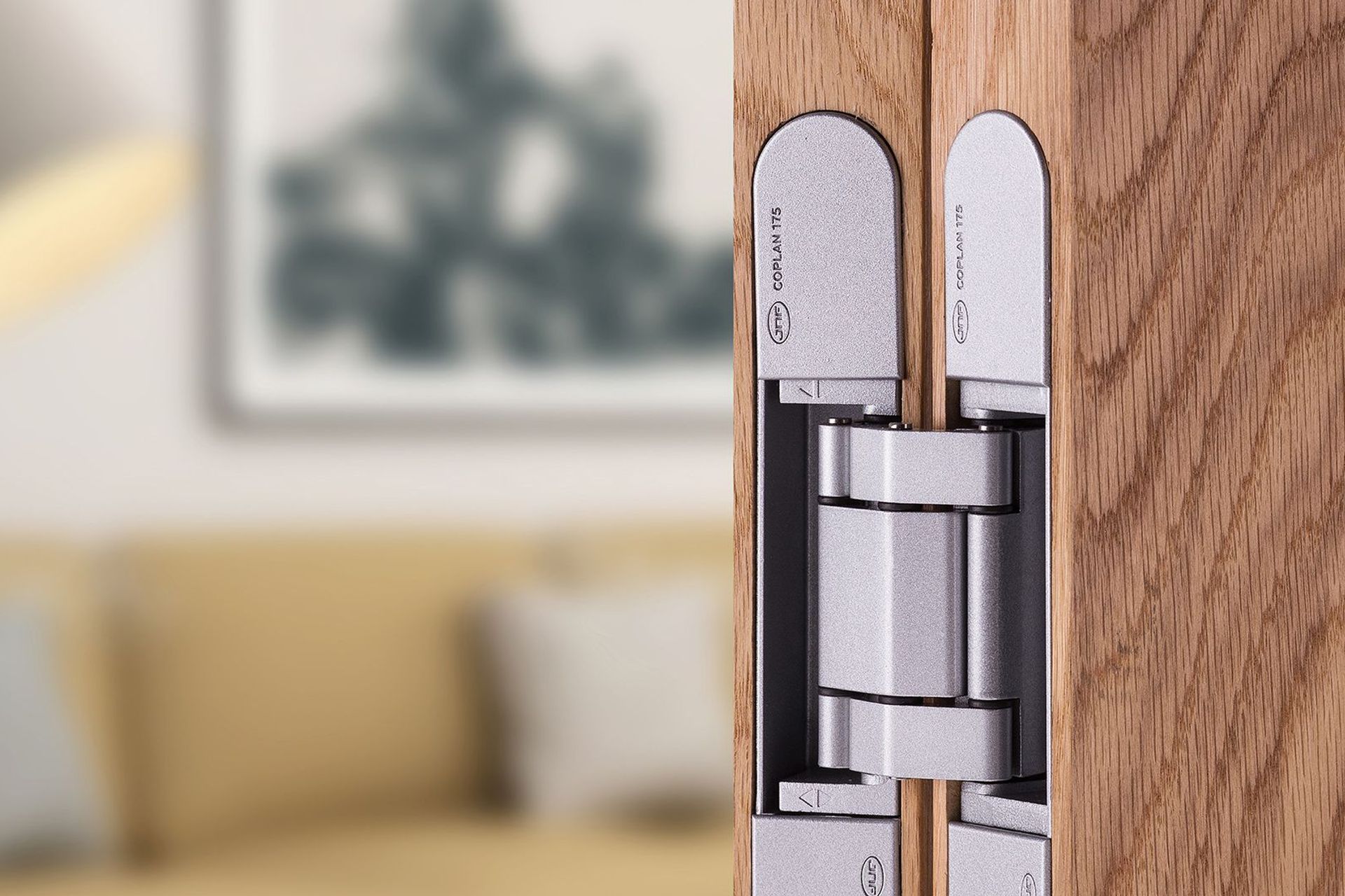 Mardeco's streamlined Coplan B hinge.