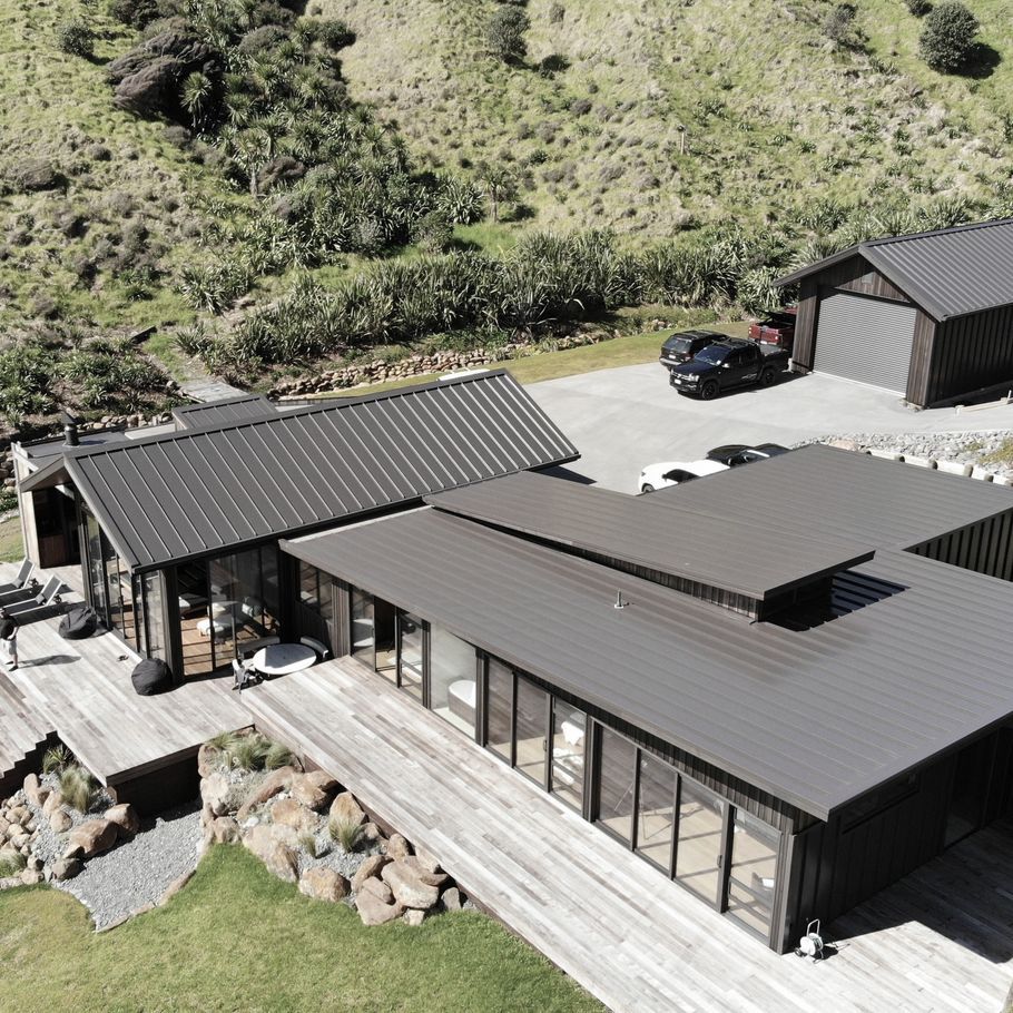 The roofing journey of a remote beachside new build