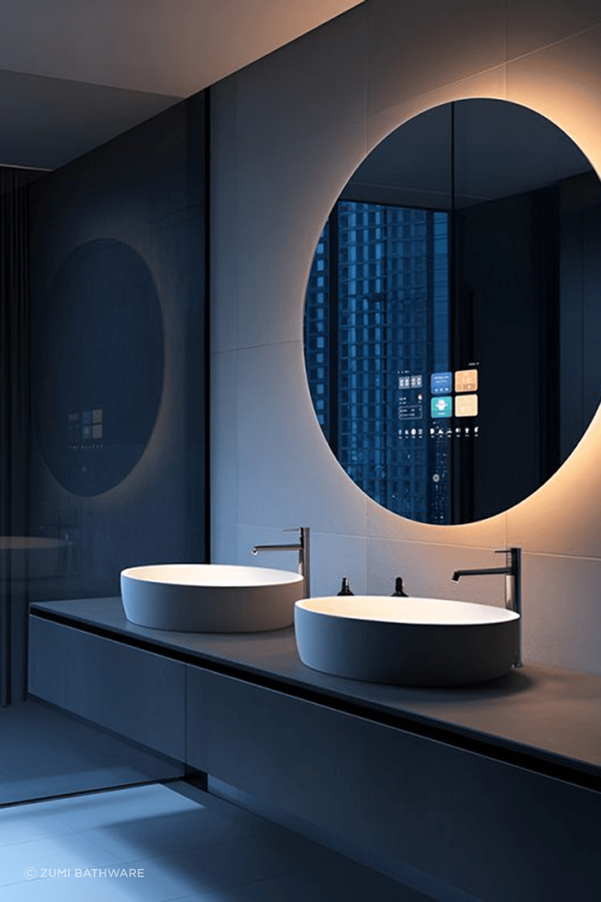 Equipped with an advanced Android system, the Delta Smart Mirror brings entertainment and functionality to your daily routine.