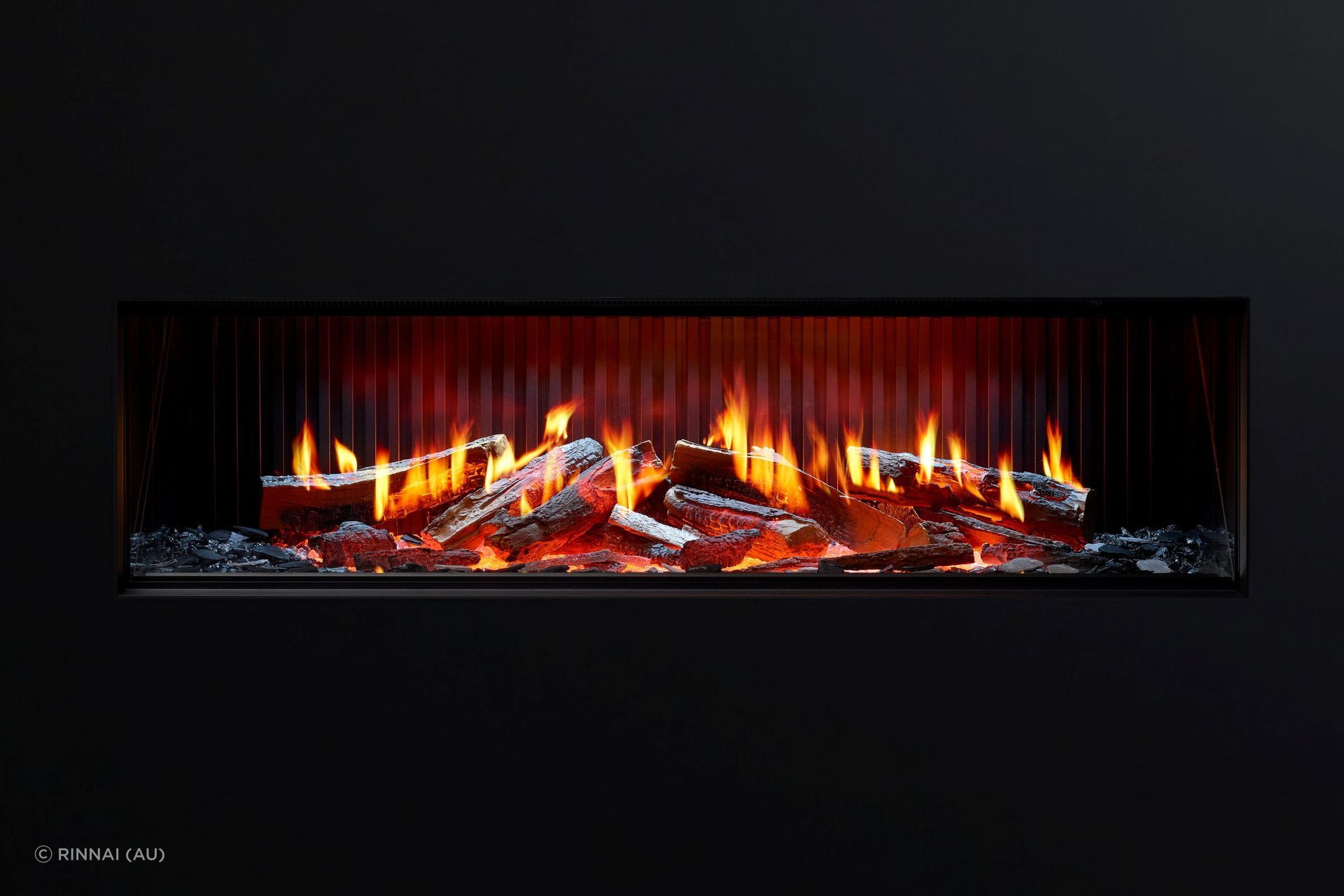 The remarkable realism of the Rinnai EL Electric Fireplace.
