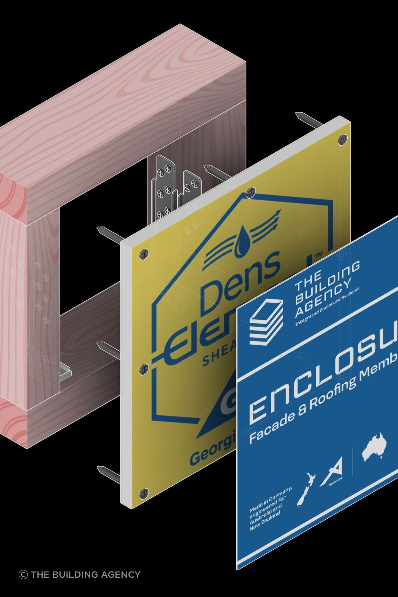The ENCLOSURE Sheathing system.