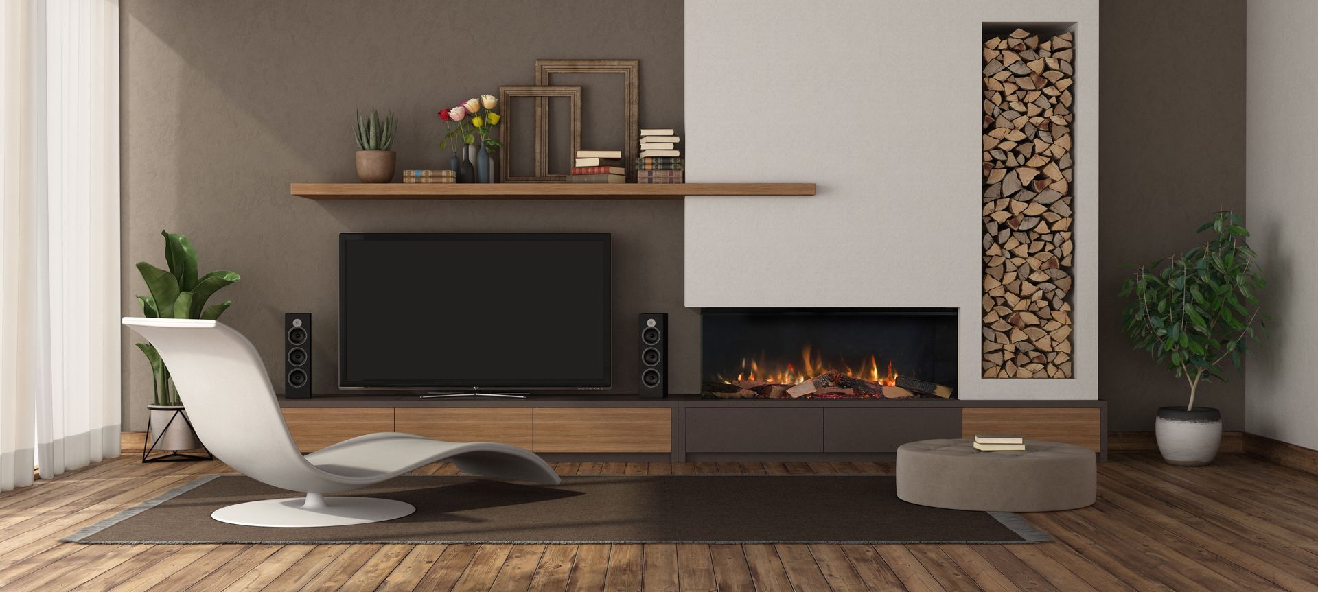 The ES 1000 is the epitome of versatility. Whether you prefer an inset, panoramic (3-sided), or corner aspect, this electric fire has got you covered.