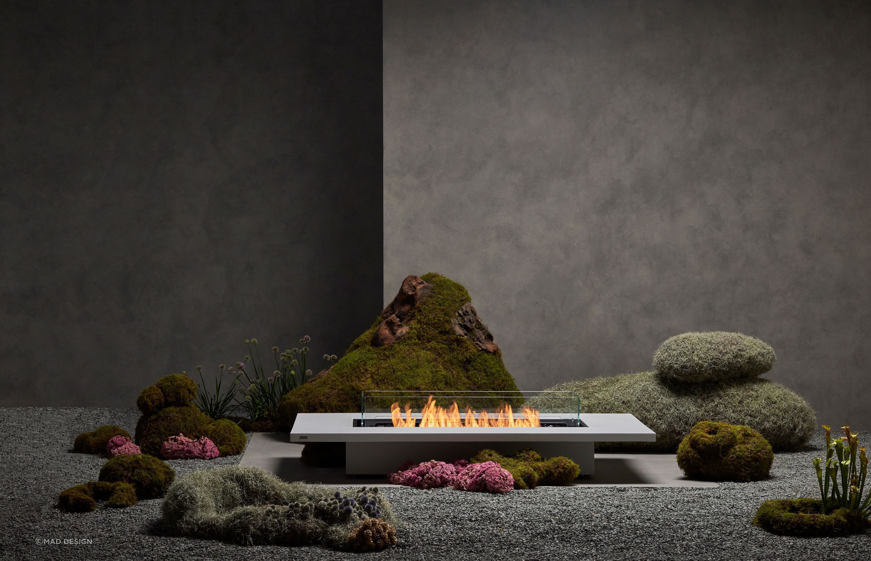Innovative and stylish elegance, the EcoSmart™ Daiquiri 70 Freestanding Ethanol Fire Table
By MAD Design.
