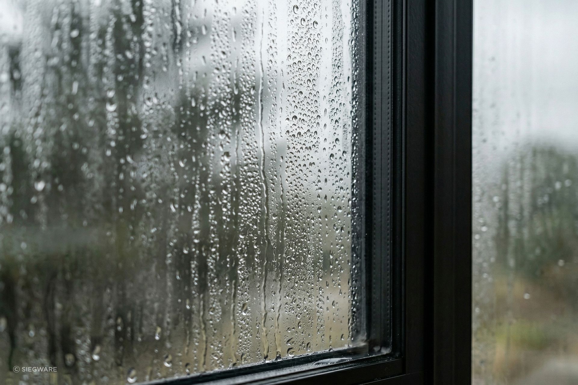 Daily activities like cooking, showering and even breathing add moisture to the air, which in tightly sealed homes has nowhere to go and condenses on cooler surfaces like glass and frames.