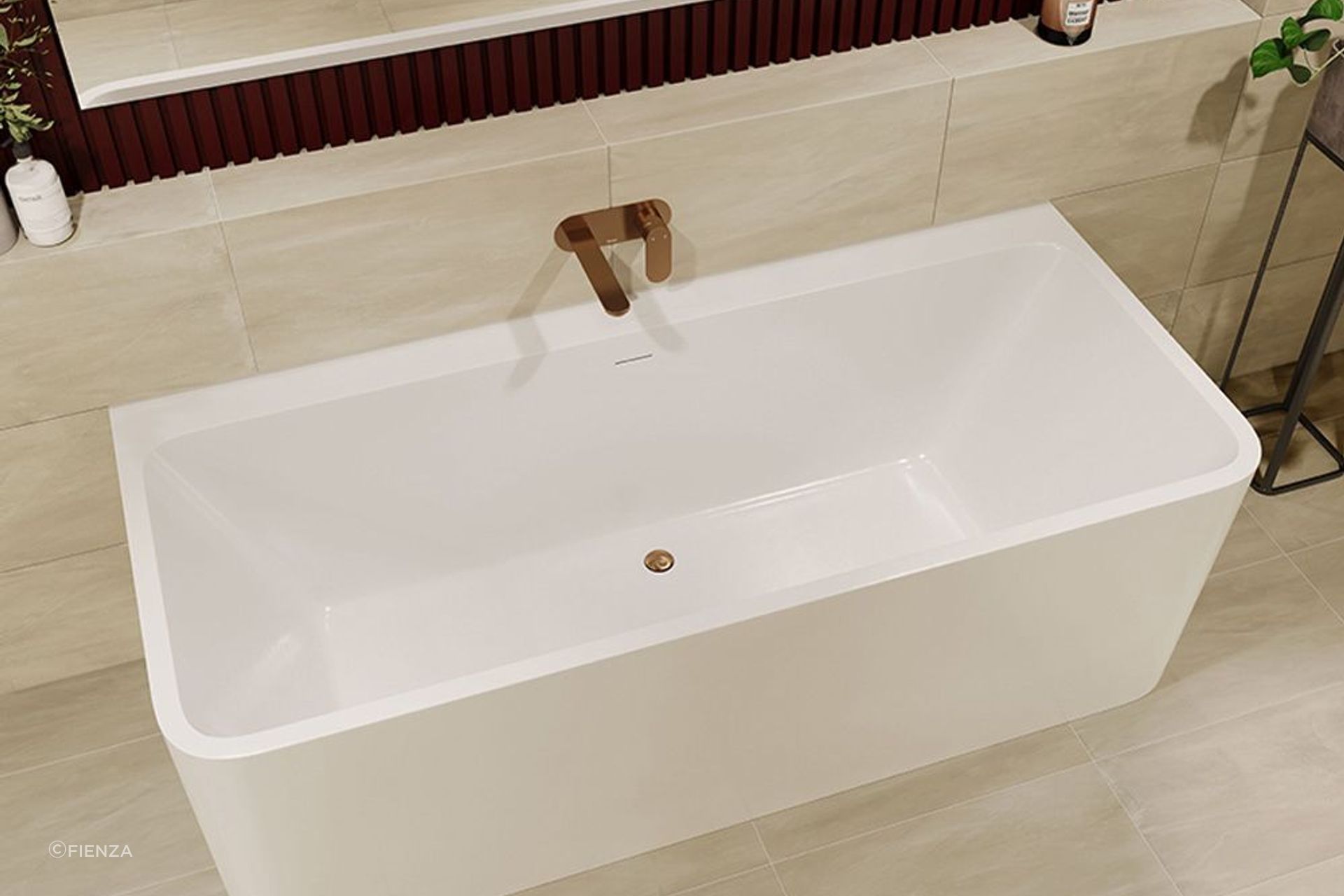 Empire Slim Basin/Bath Wall Mixer Set, Oval Plate
By Fienza