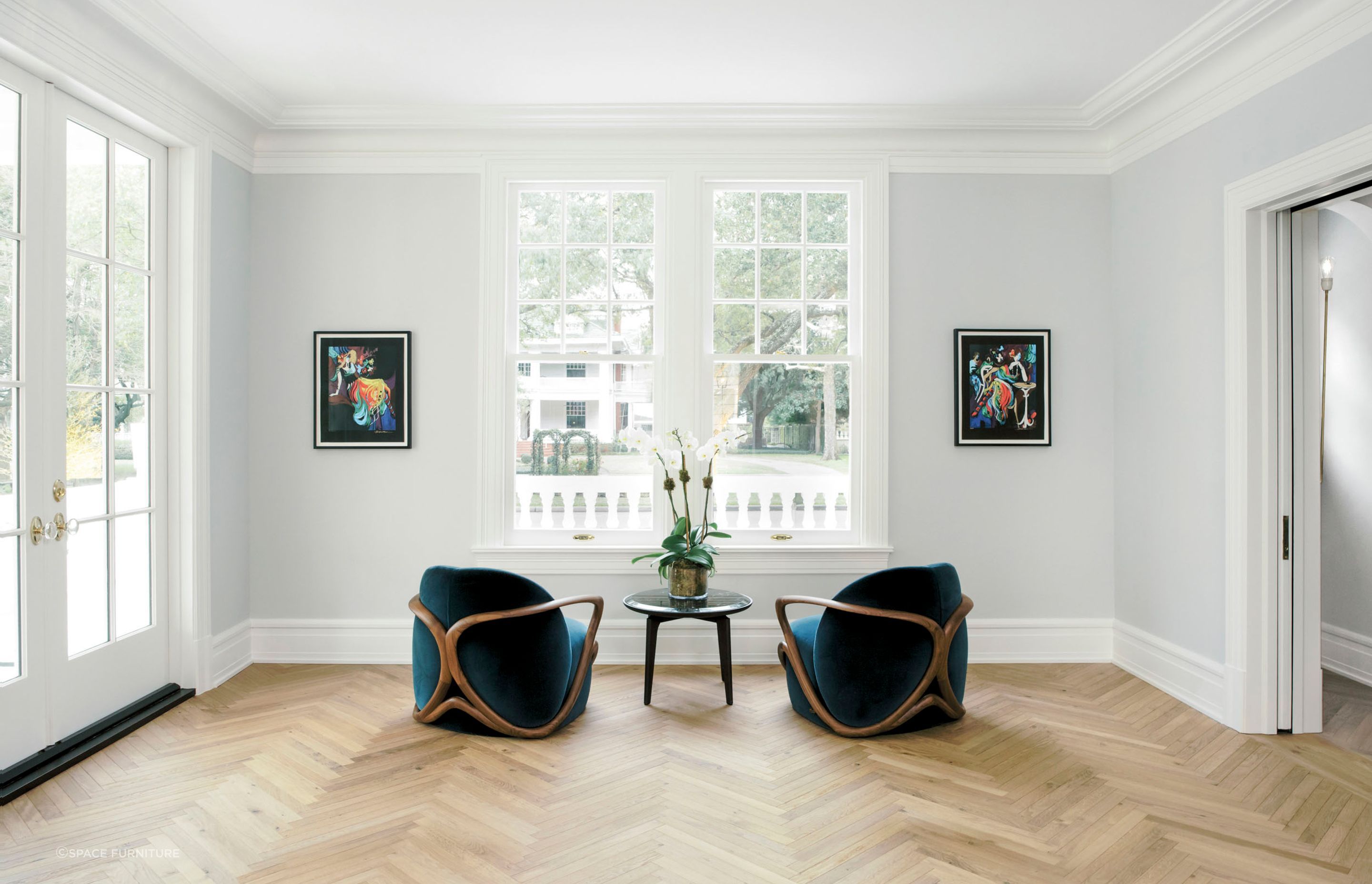 “Every element -– whether it be furniture, finishes or architectural components – works together harmoniously, ensuring both the visual appeal and the overall functionality of the space,” says David.