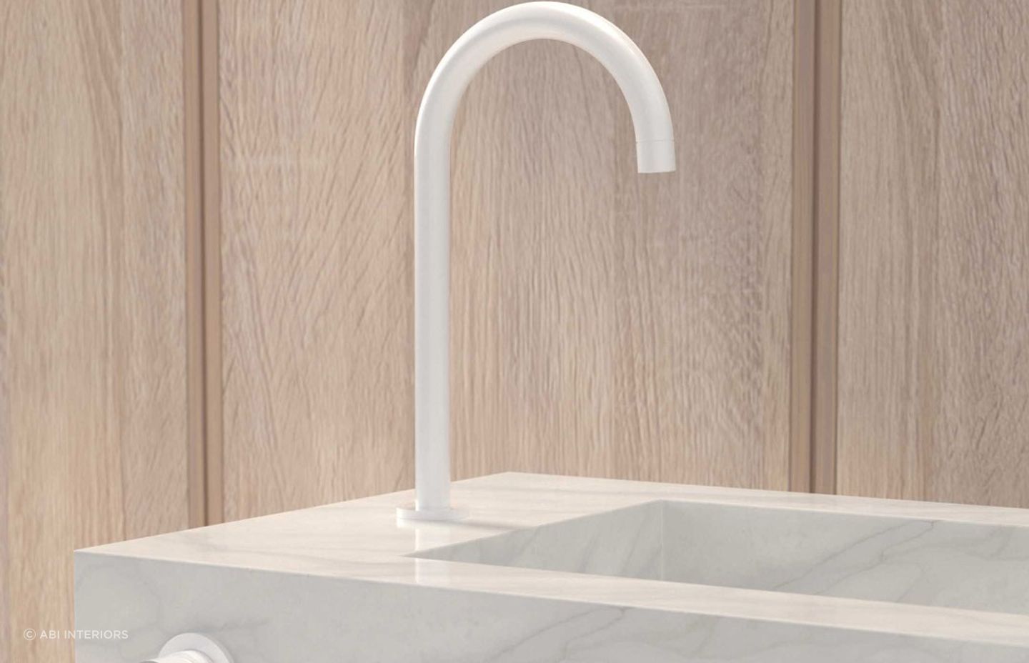 Elegance personified with the ABI Gooseneck Hob Spout Tap