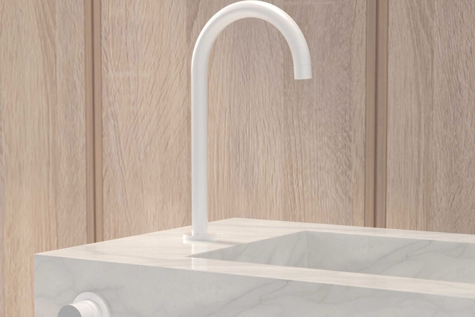 Elegance personified with the ABI Gooseneck Hob Spout Tap