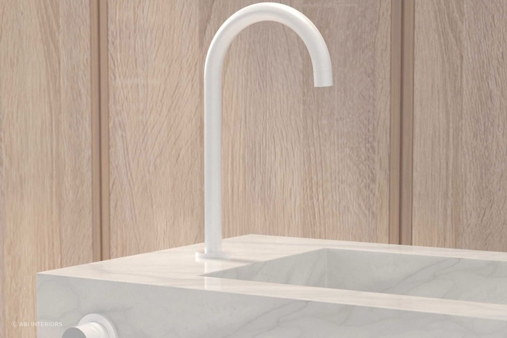 Elegance personified with the ABI Gooseneck Hob Spout Tap