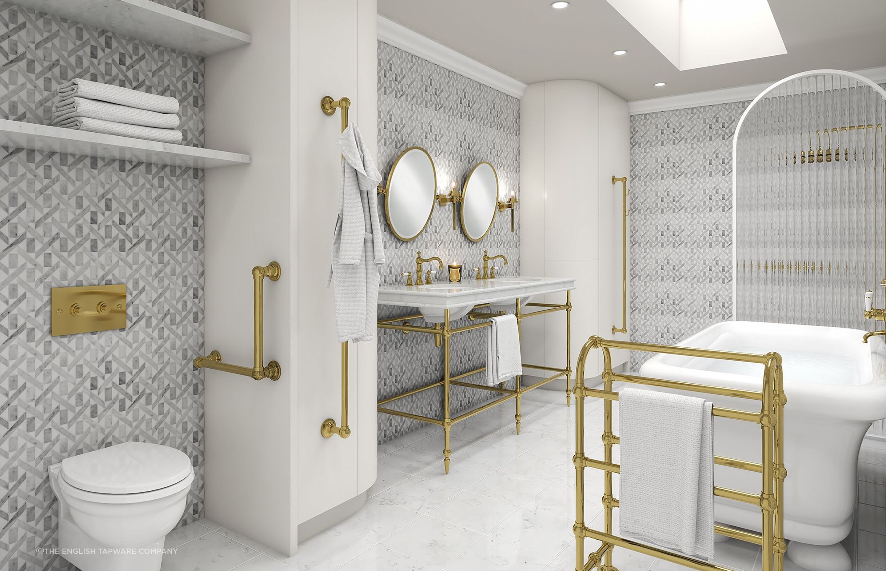 The Hawthorn Hill Basin Stand Vanity features exquisite detailing, the result of high-quality craftsmanship and superb material selections.