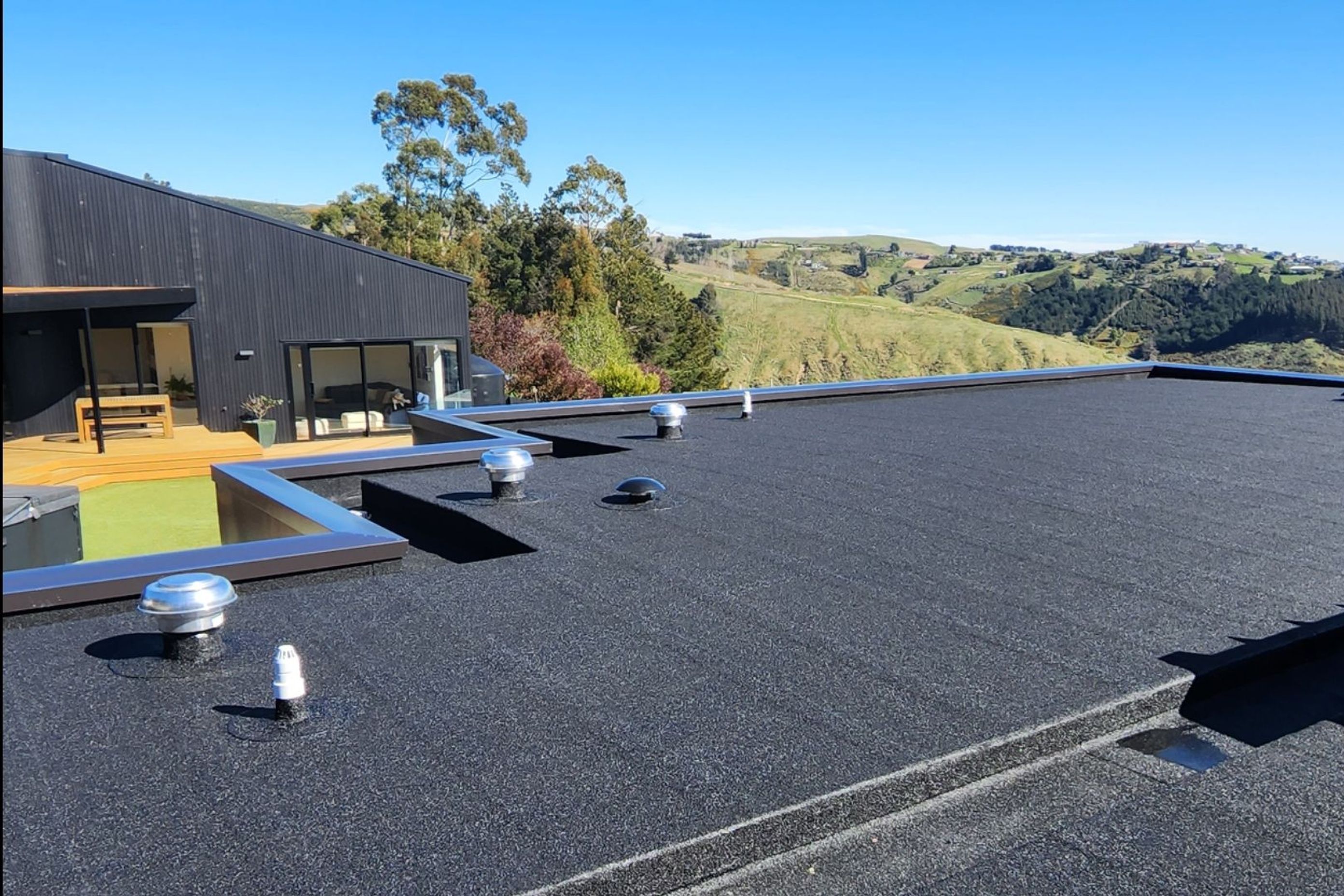 The new warm roof developed in response to the Building Code changes