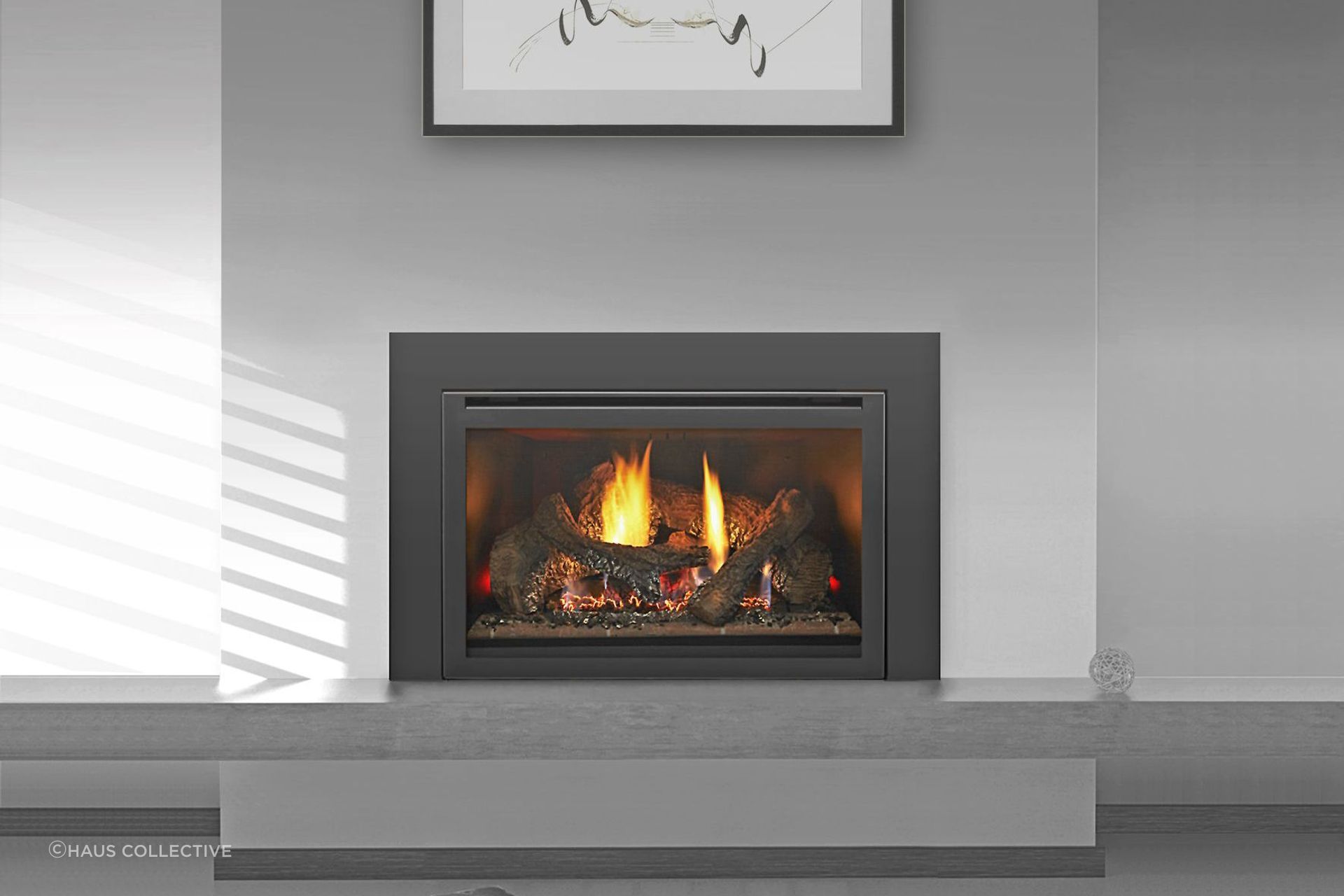 The Heat Glo I30x Gas Insert Fireplace boasts an innovative dual flexi flue system that ensures a clean and safe home environment.