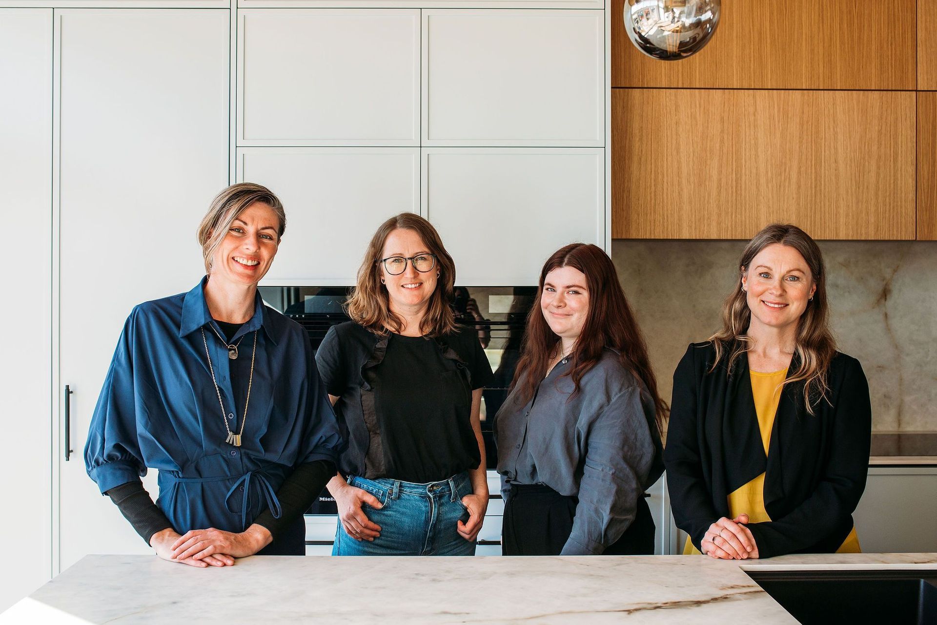 The Hello Home Interiors team - Joneen, Hannah, Morgan and Brenda. Photo credit: Anna Briggs.