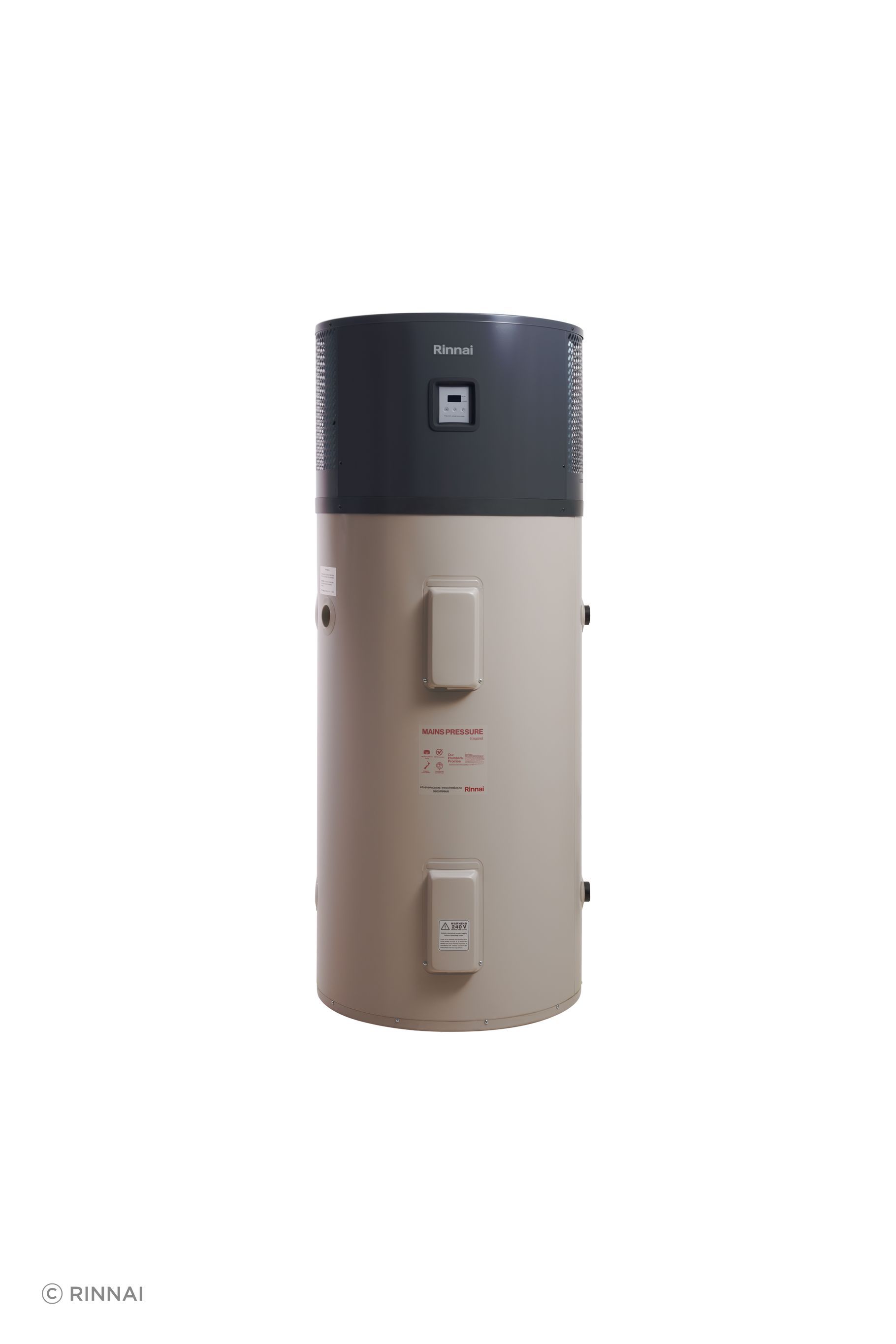 The HydraHeat uses less energy than conventional hot water cylinders to heat the same amount of water.