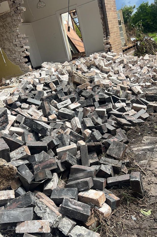 Each brick has its own history, but in many cases recycled bricks are higher quality than new ones.