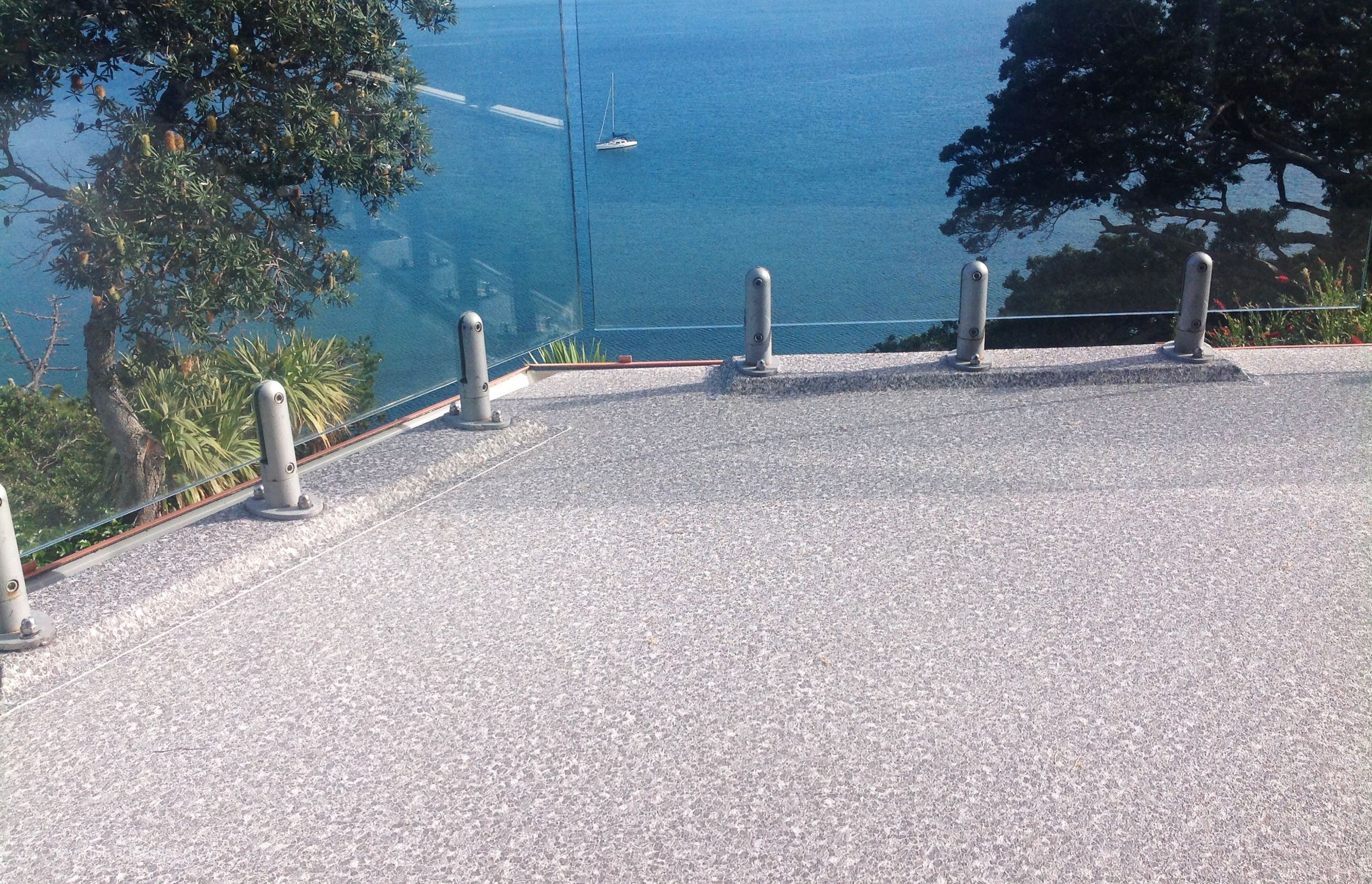 Durable and stylish Viking Dec-K-ing PVC membrane in Sand Pebble
