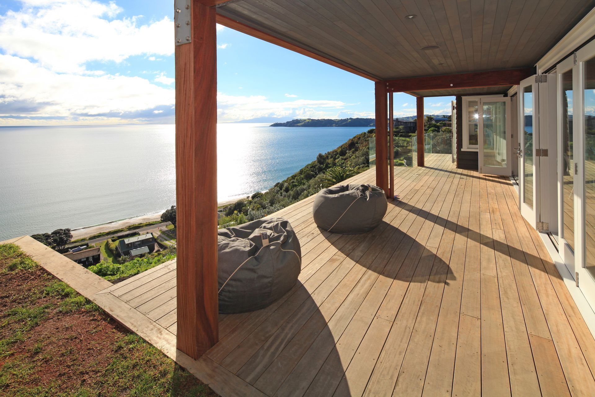 Tonka decking (also known as Cumaru) like this by Rosenfeld Kidson & Co really just sells itself