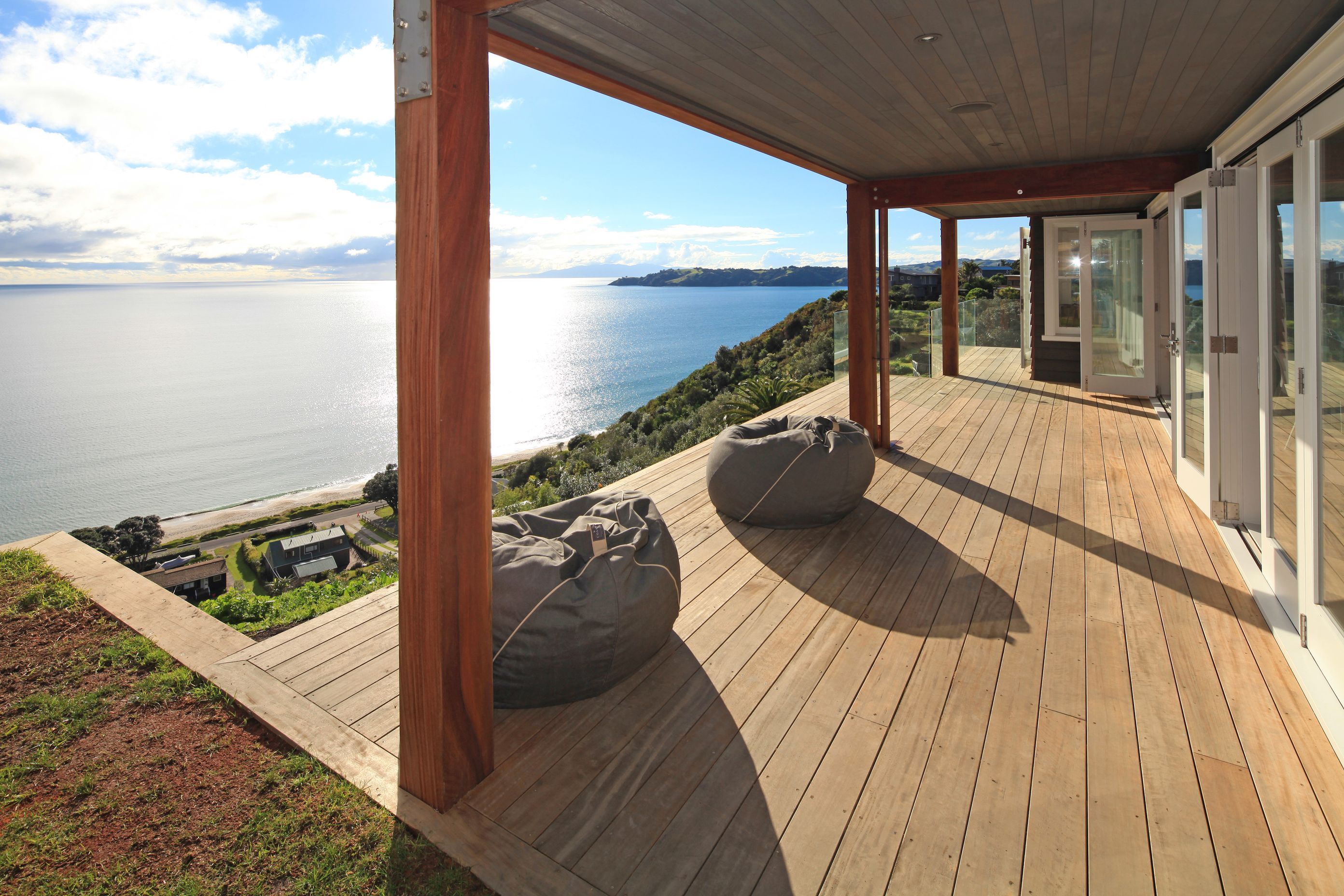 Tonka decking (also known as Cumaru) like this by Rosenfeld Kidson & Co really just sells itself