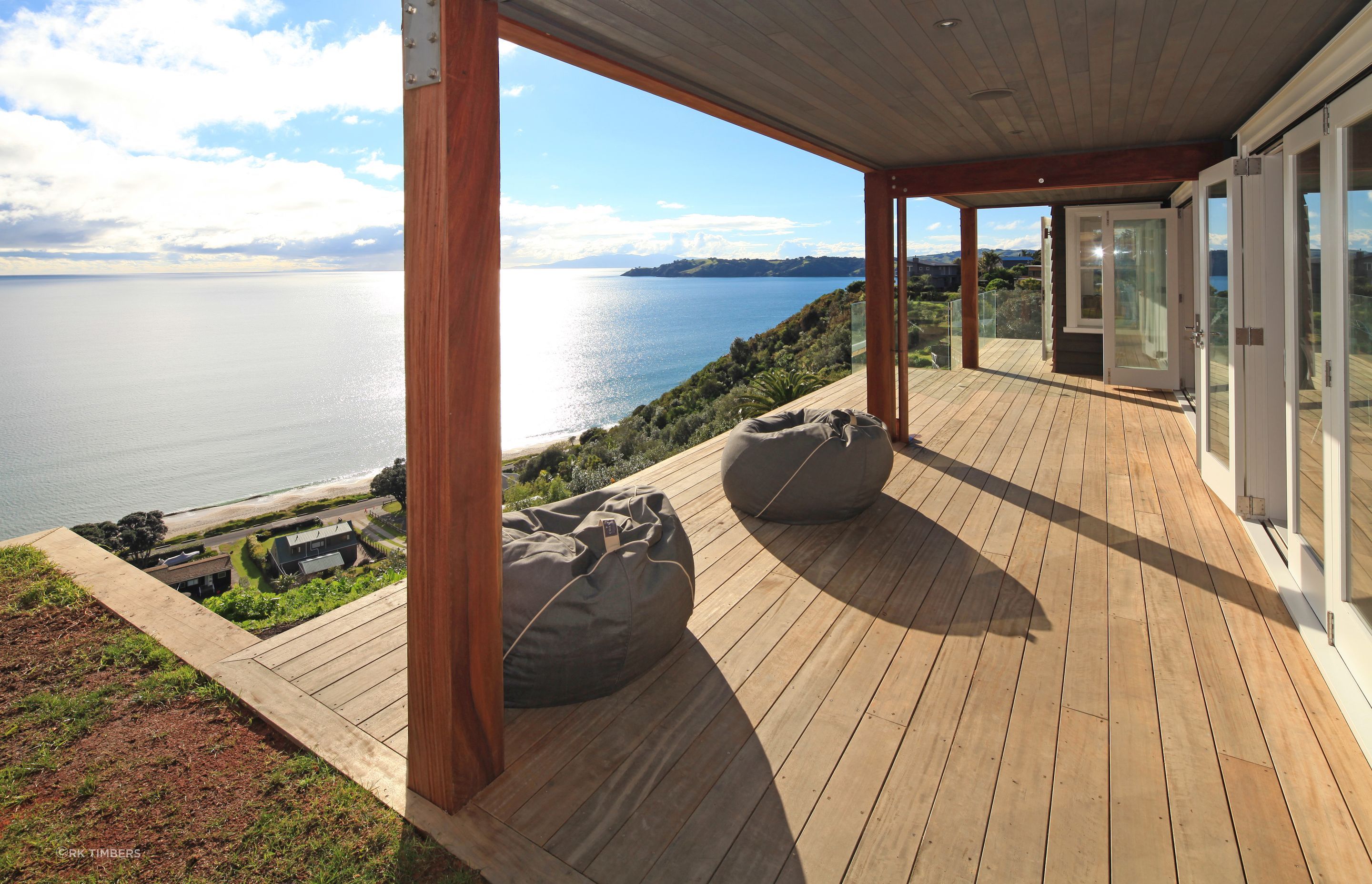 Tonka decking (also known as Cumaru) like this by Rosenfeld Kidson & Co really just sells itself