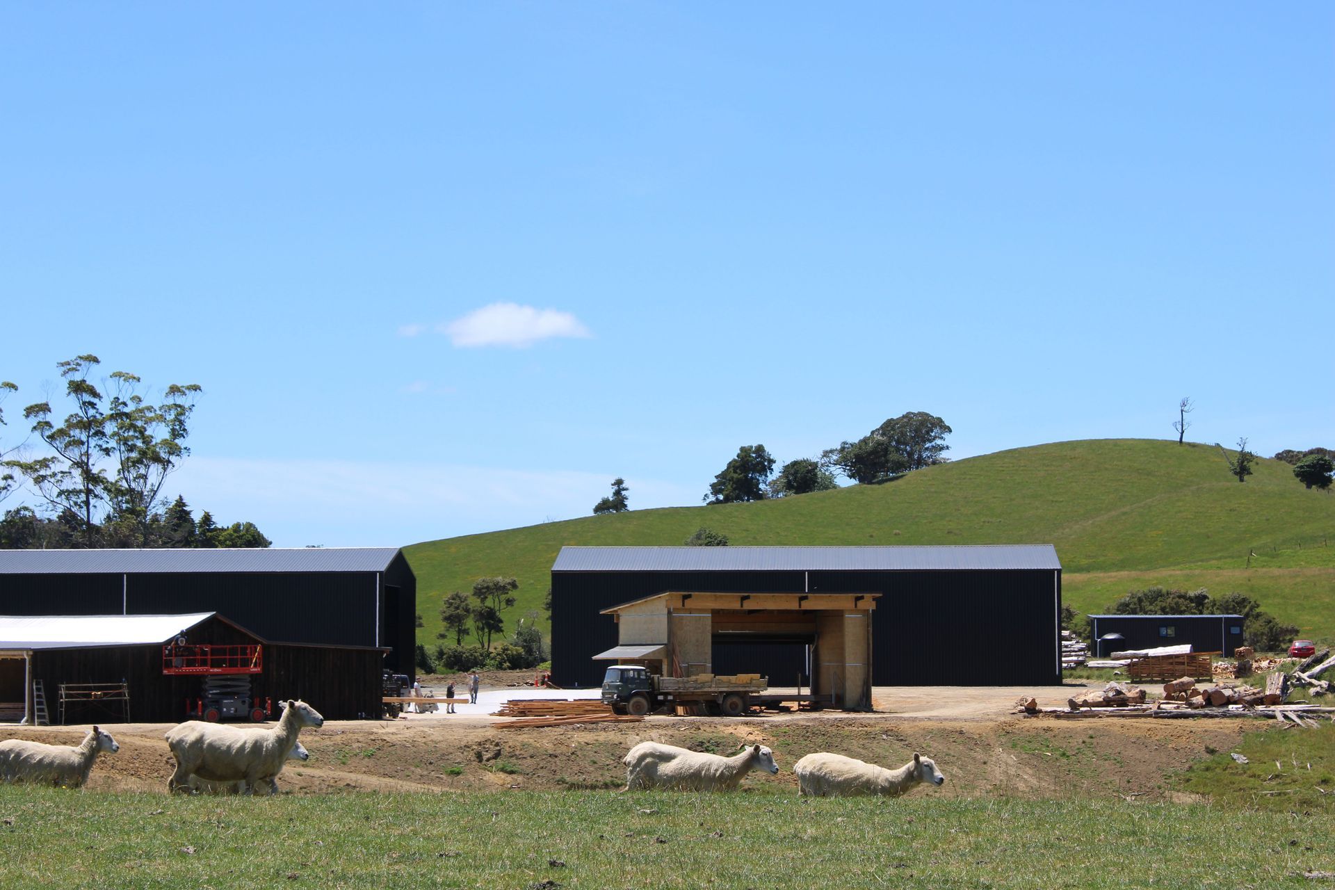 The Clevedon sawmill.