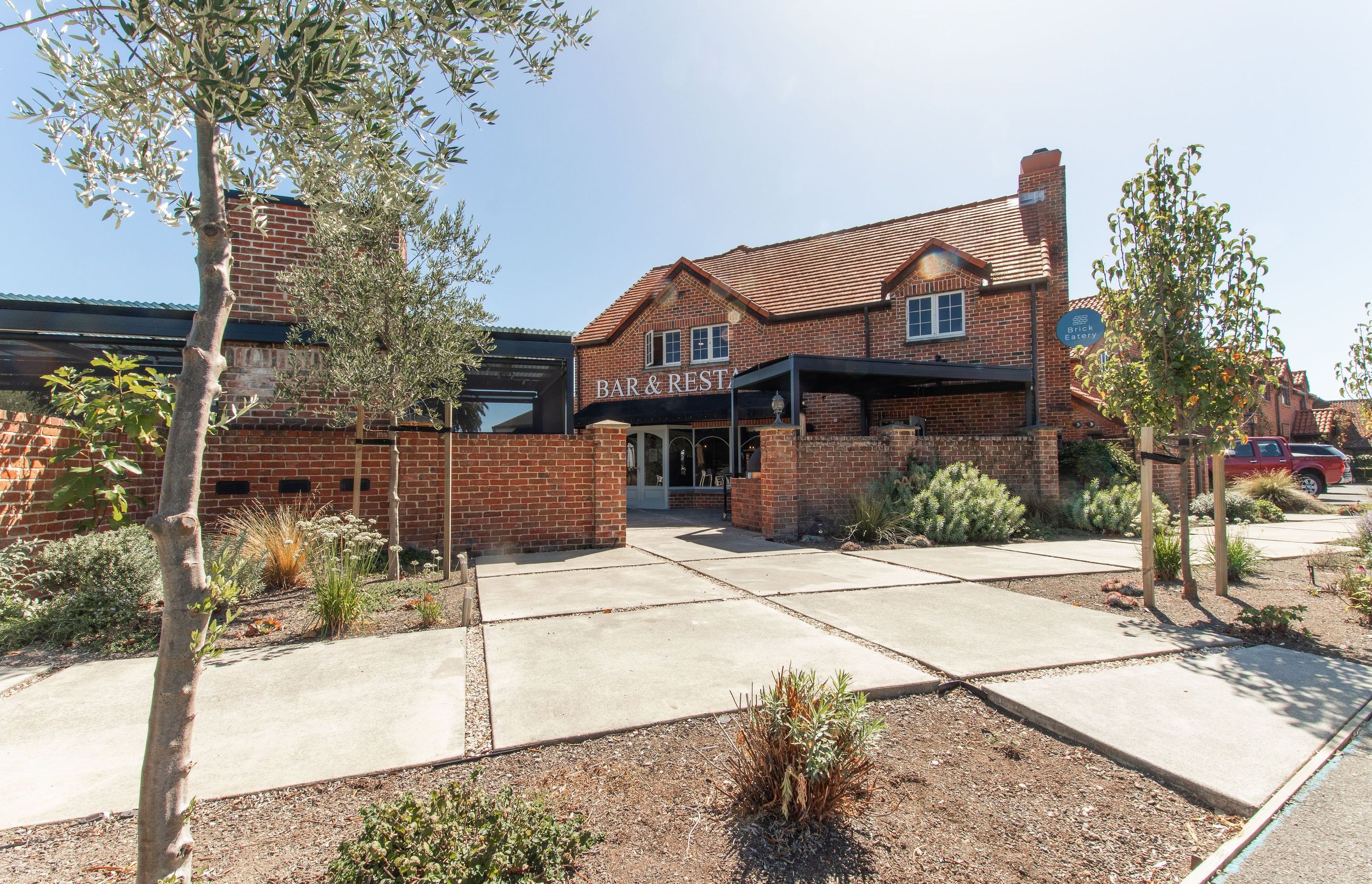 Replacing old concrete goes a long way in livening up an outdoor space.