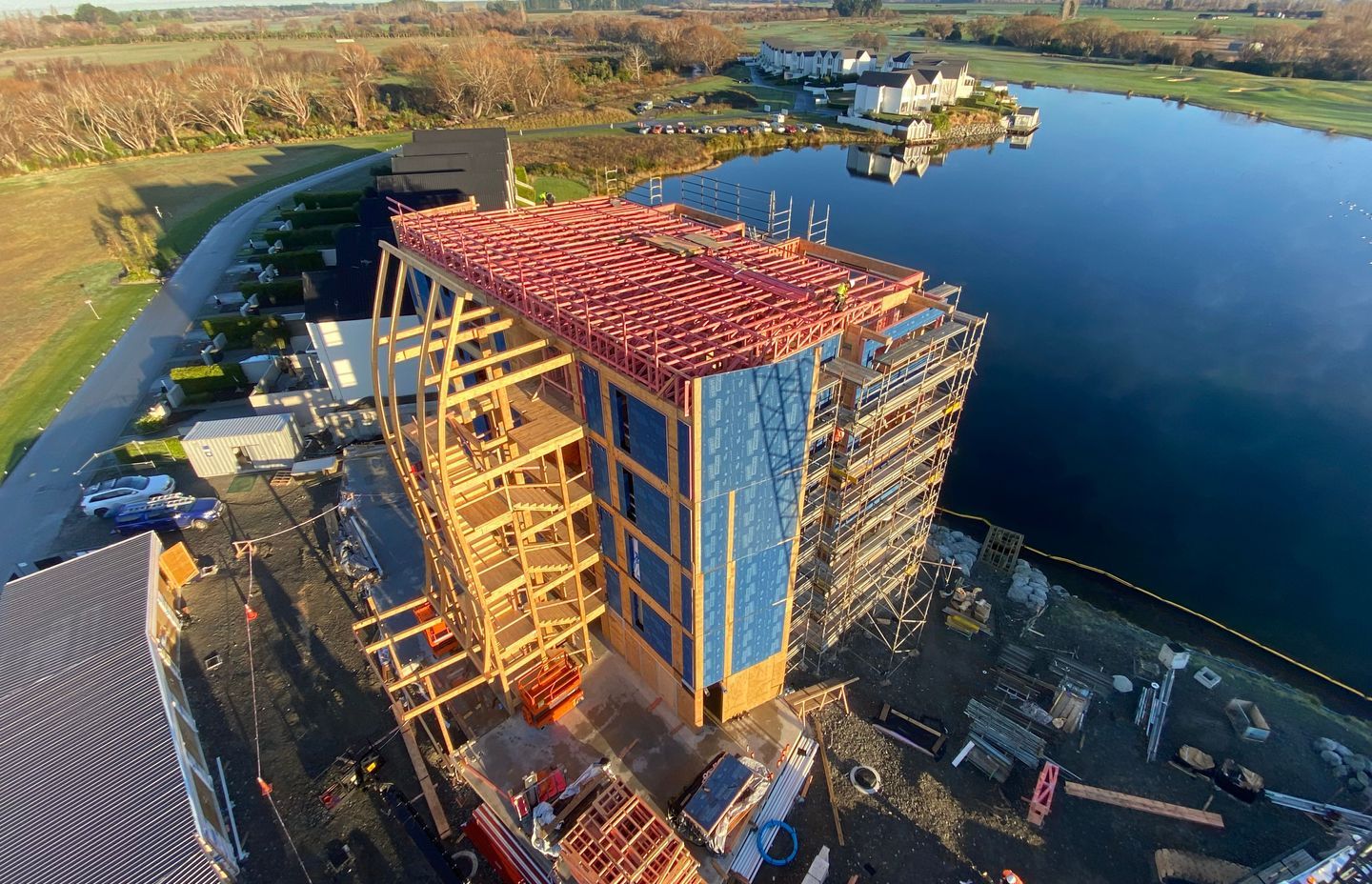 Because timber sequesters carbon, mass timber buildings are a significant step towards sustainable architecture.