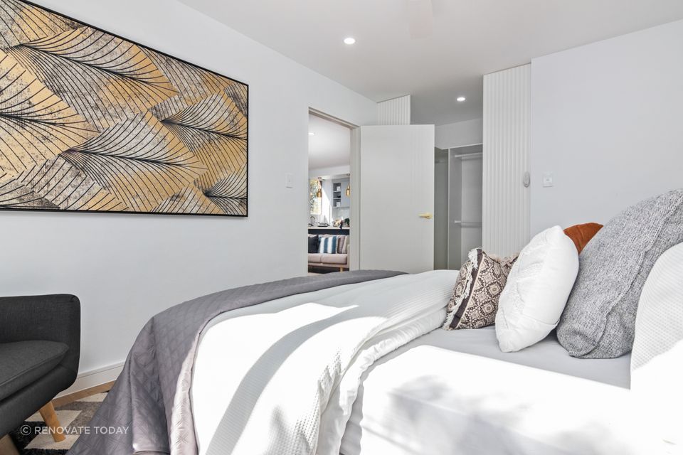 Mutilple textures used to create a cosy atmosphere name the Kensington
By Renovate Today