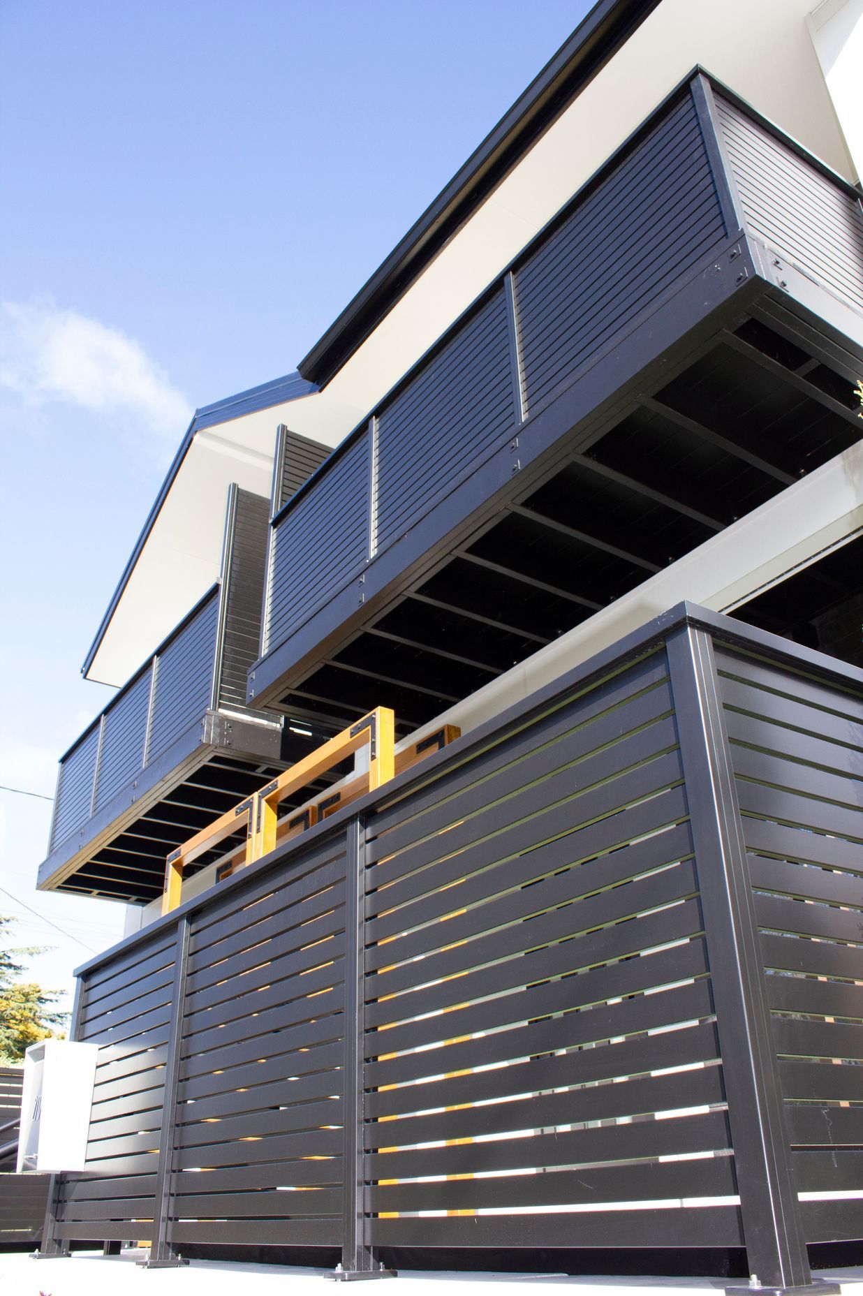 The solution offers residents both privacy and a safe deck barrier.