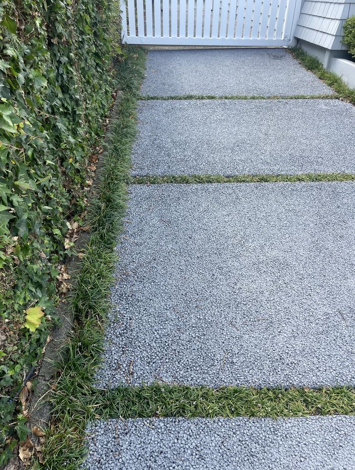 "If someone is considering extra parking for a trailer or a boat, for example, permeable concrete would be ideal. Not only does it mean you won’t surpass the impermeable ground-cover ratio, it’s actually incredibly practical; you bring the boat back from the ocean, wash it down, and the water drains away into the ground."