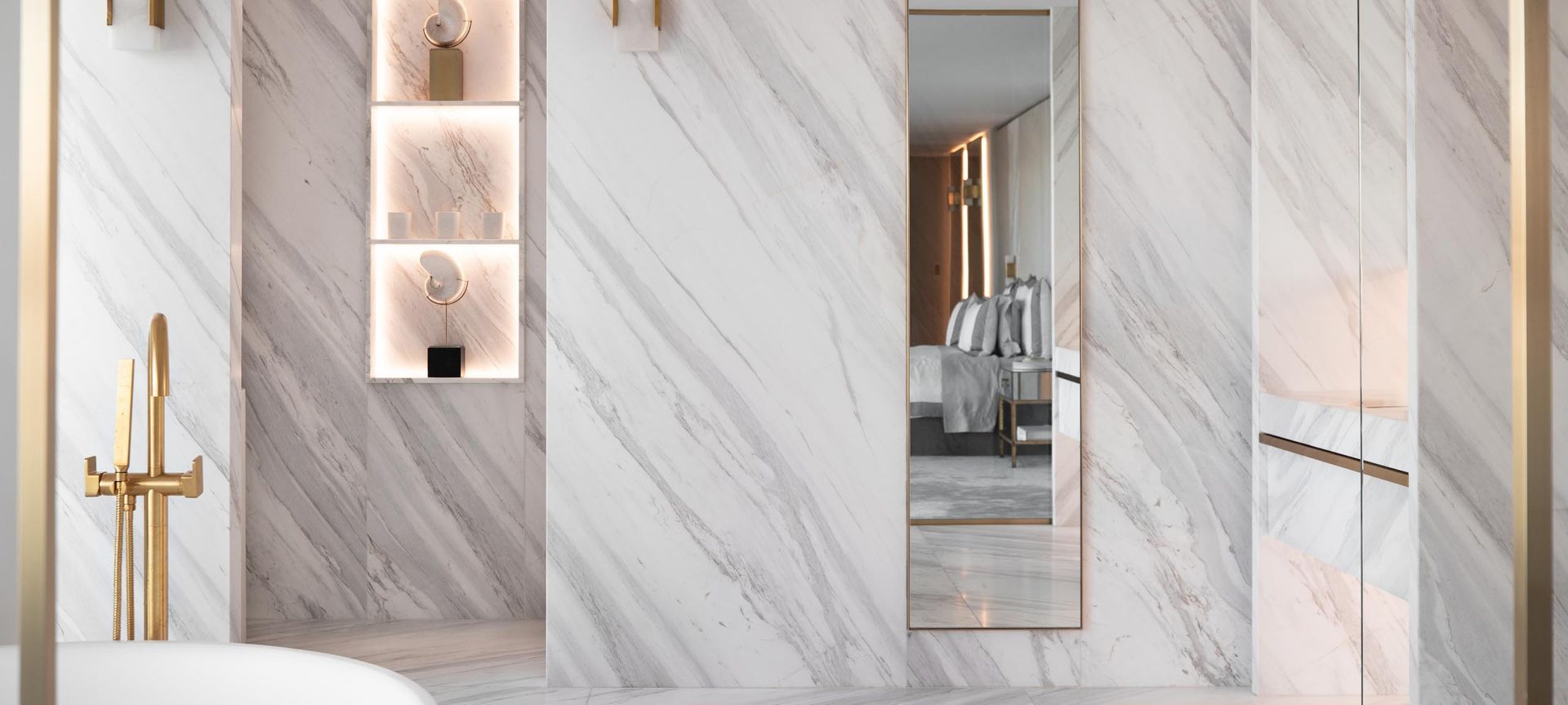 Imperial White marble from RMS Natural Stone and Ceramics.
