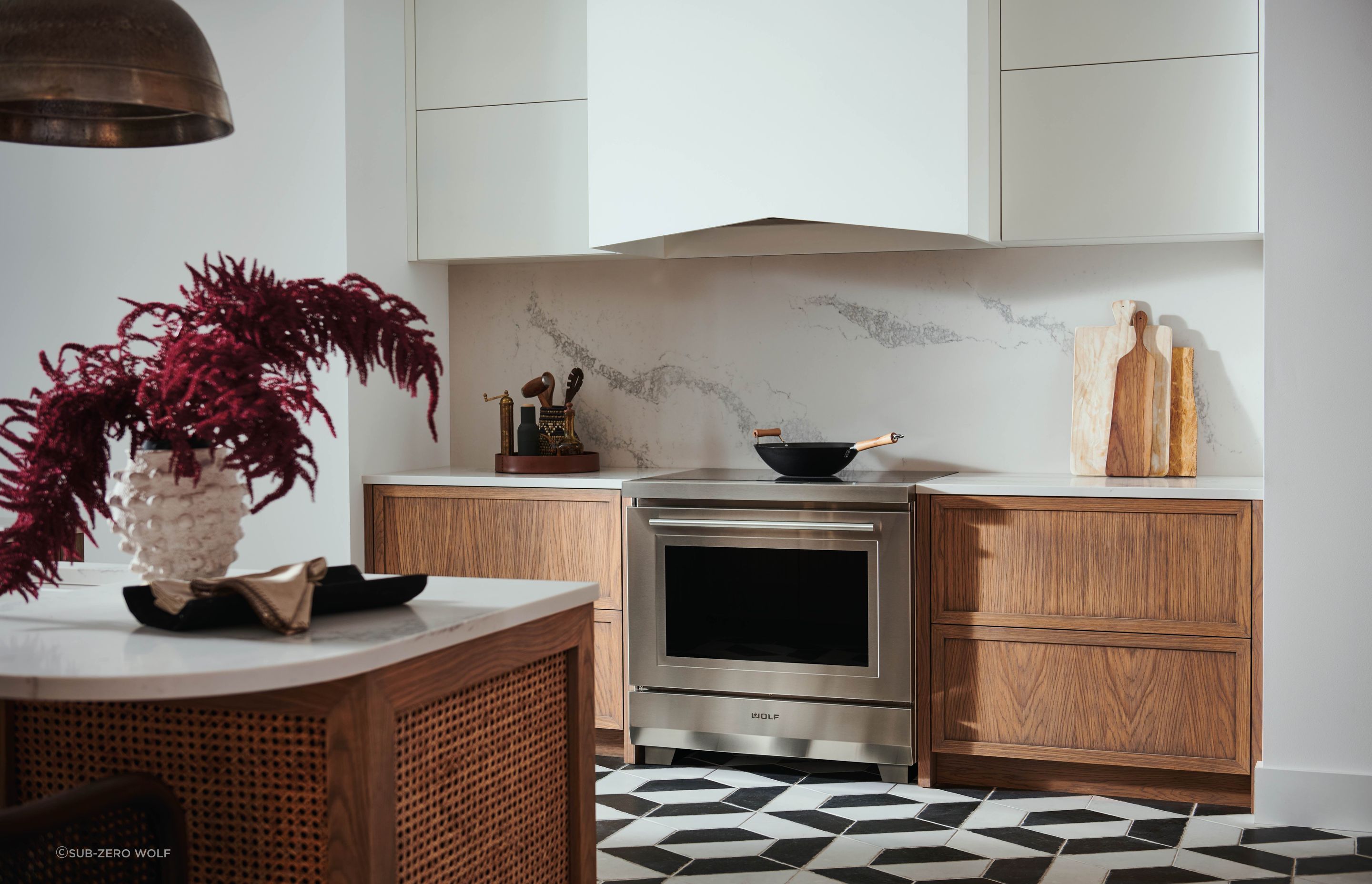 Induction cooktops create a streamlined look in any kitchen and save significant time when cooking