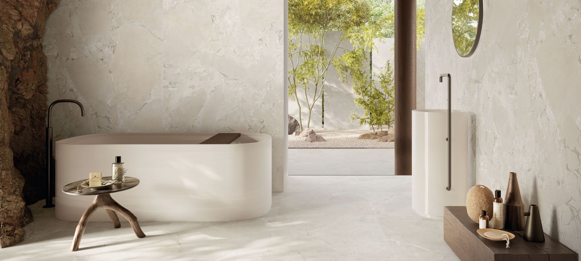 The Unique Infinity collection is available exclusively at European Ceramics.