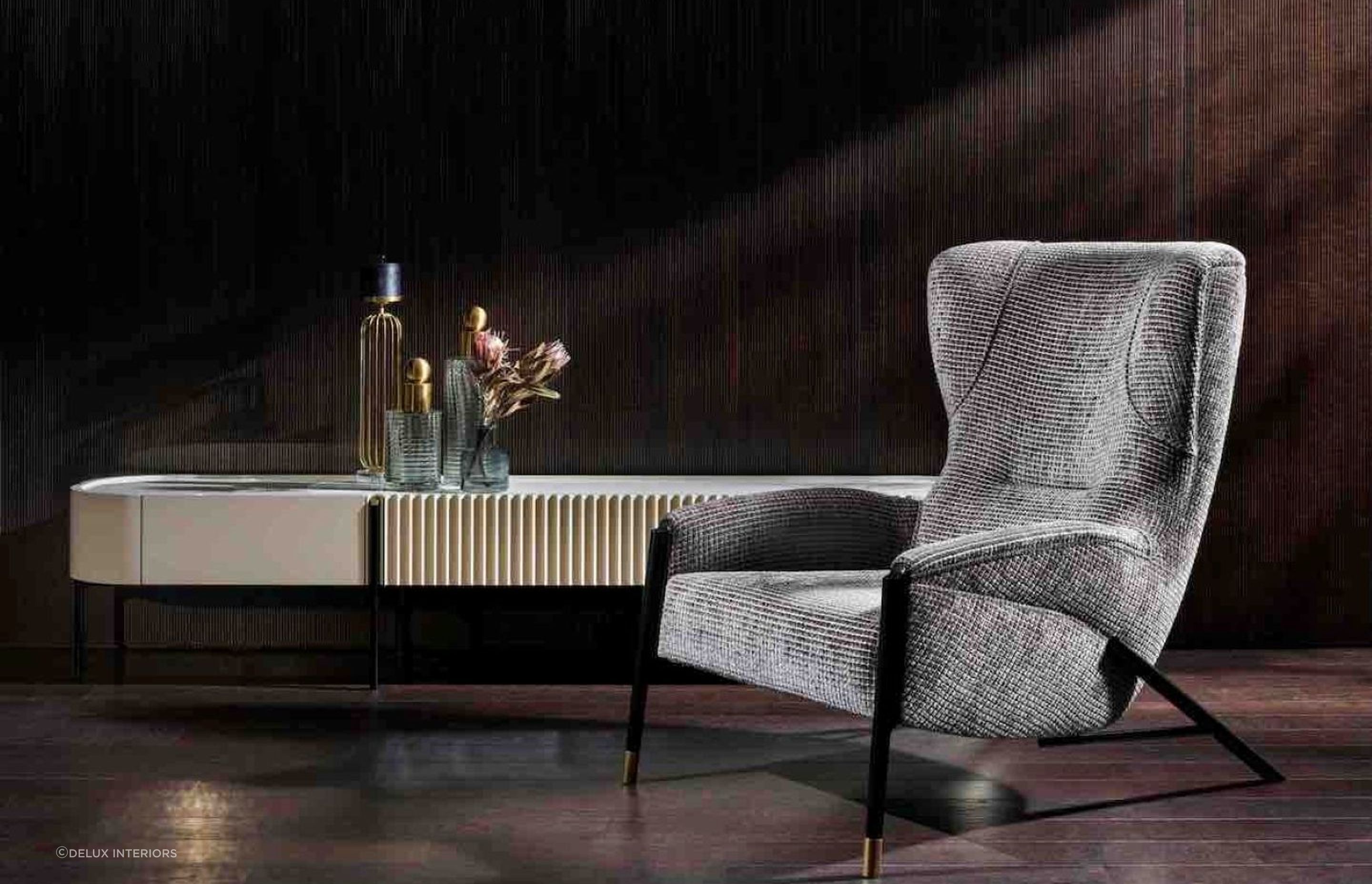 With its elegant Italian flair, the Modern Luxury TV Cabinet "Avenue" exudes luxury.