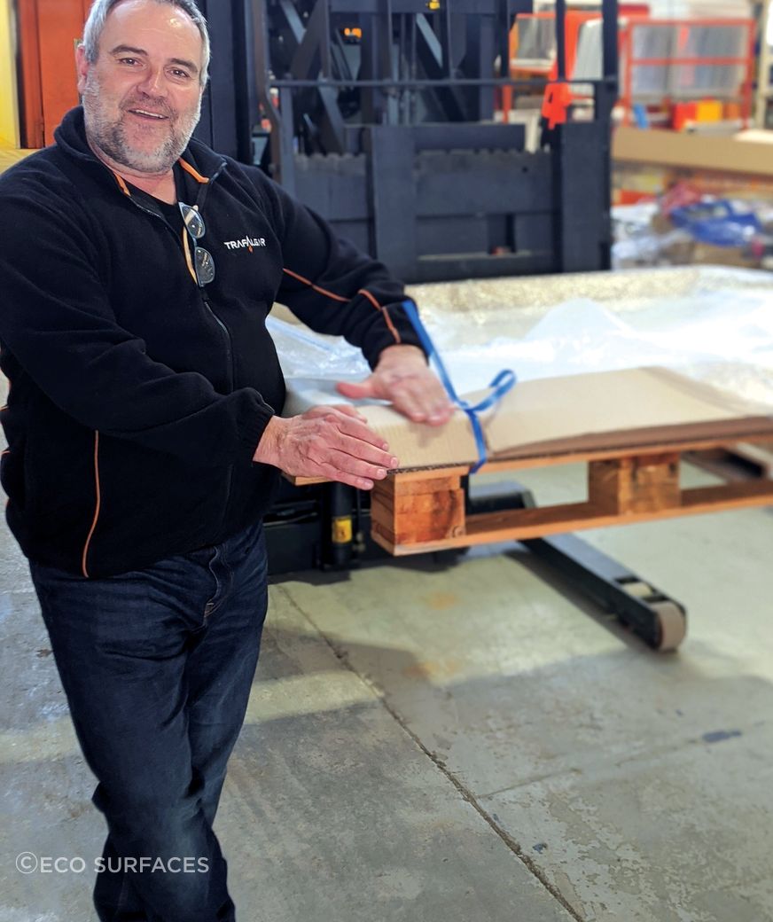 Eco Surfaces’ founder John Rakic.