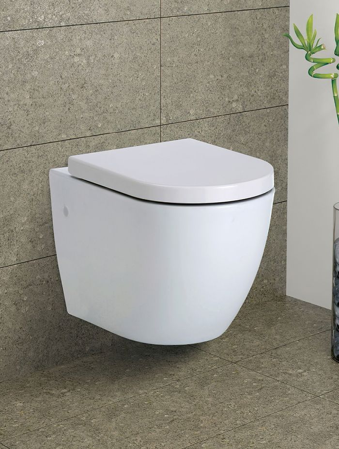 Wall Hung Toilets are a great addition to a modern bathroom. Featured product: Koko Wall-Hung Toilet Suite
